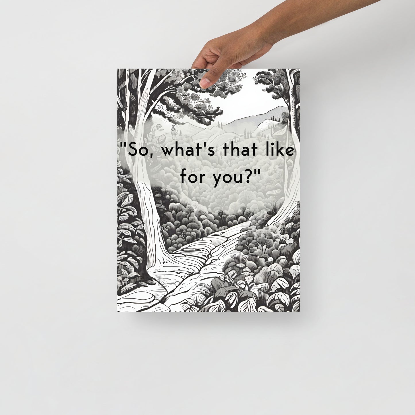 Inner exploration: "So, what's that like for you?" Poster