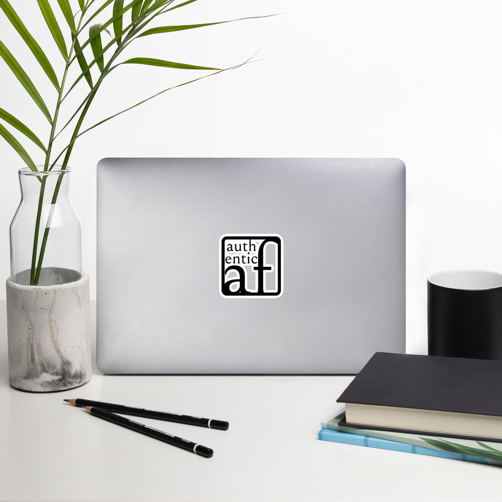Authentic AF Bubble-free stickers