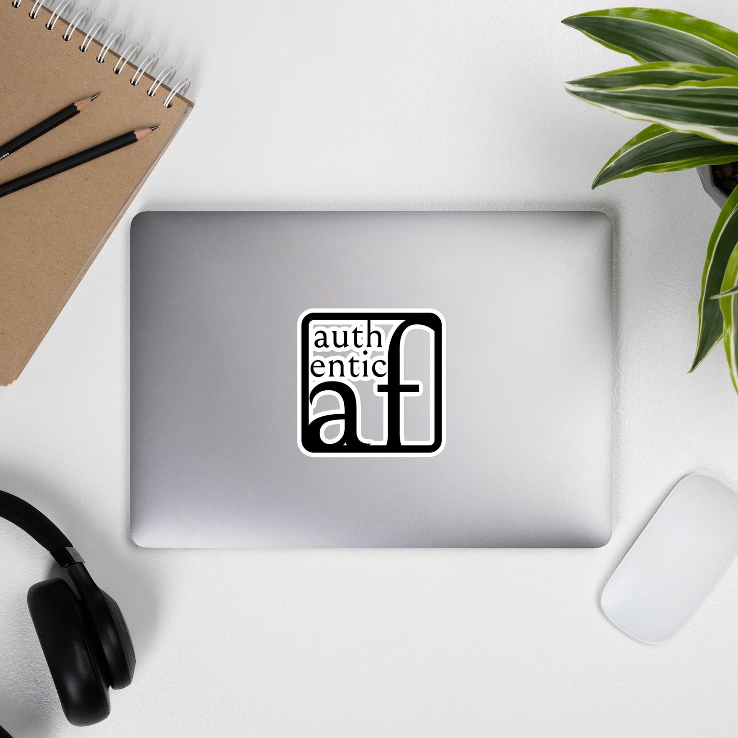 Authentic AF Bubble-free stickers