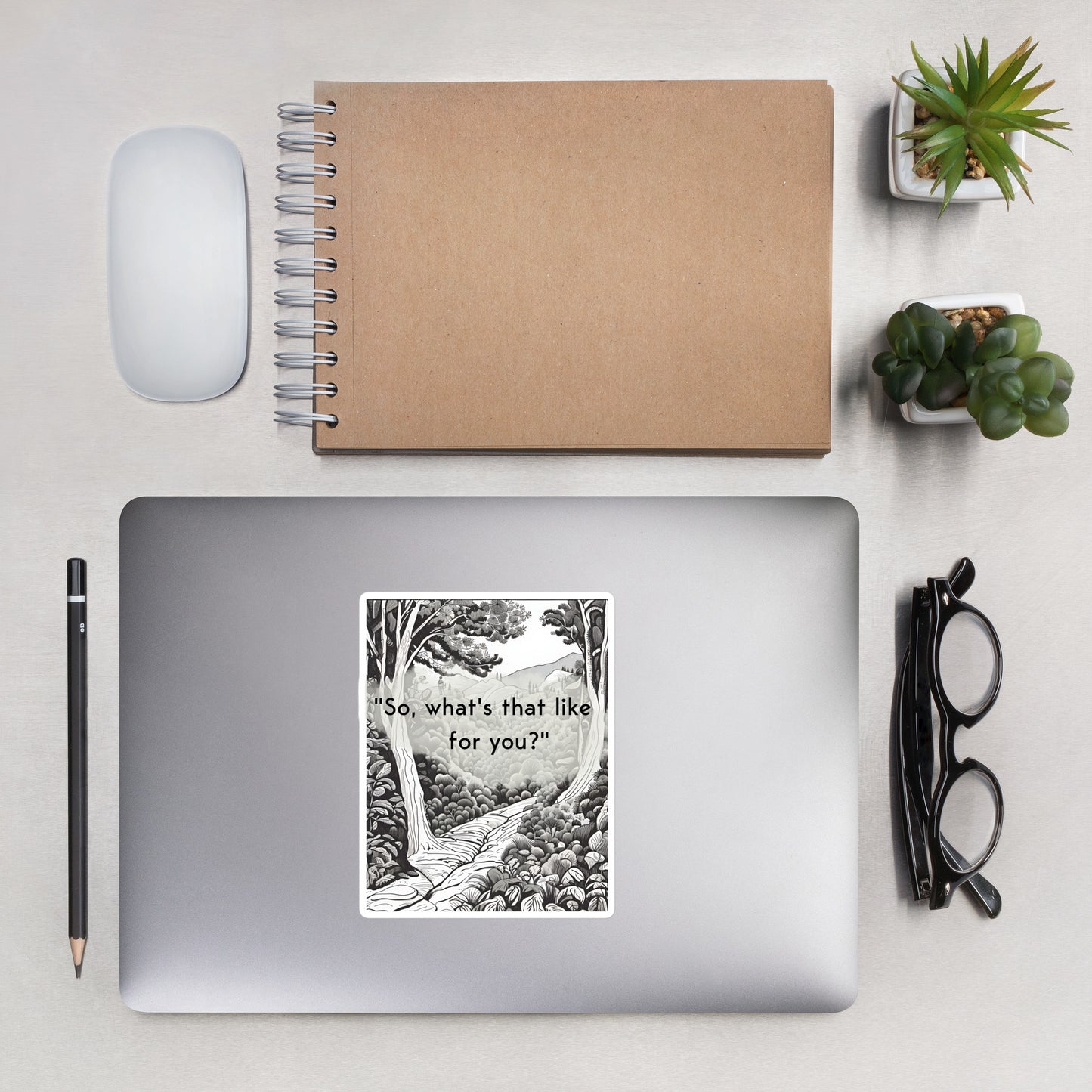 Inner exploration: "So, what's that like for you?" Bubble-free stickers