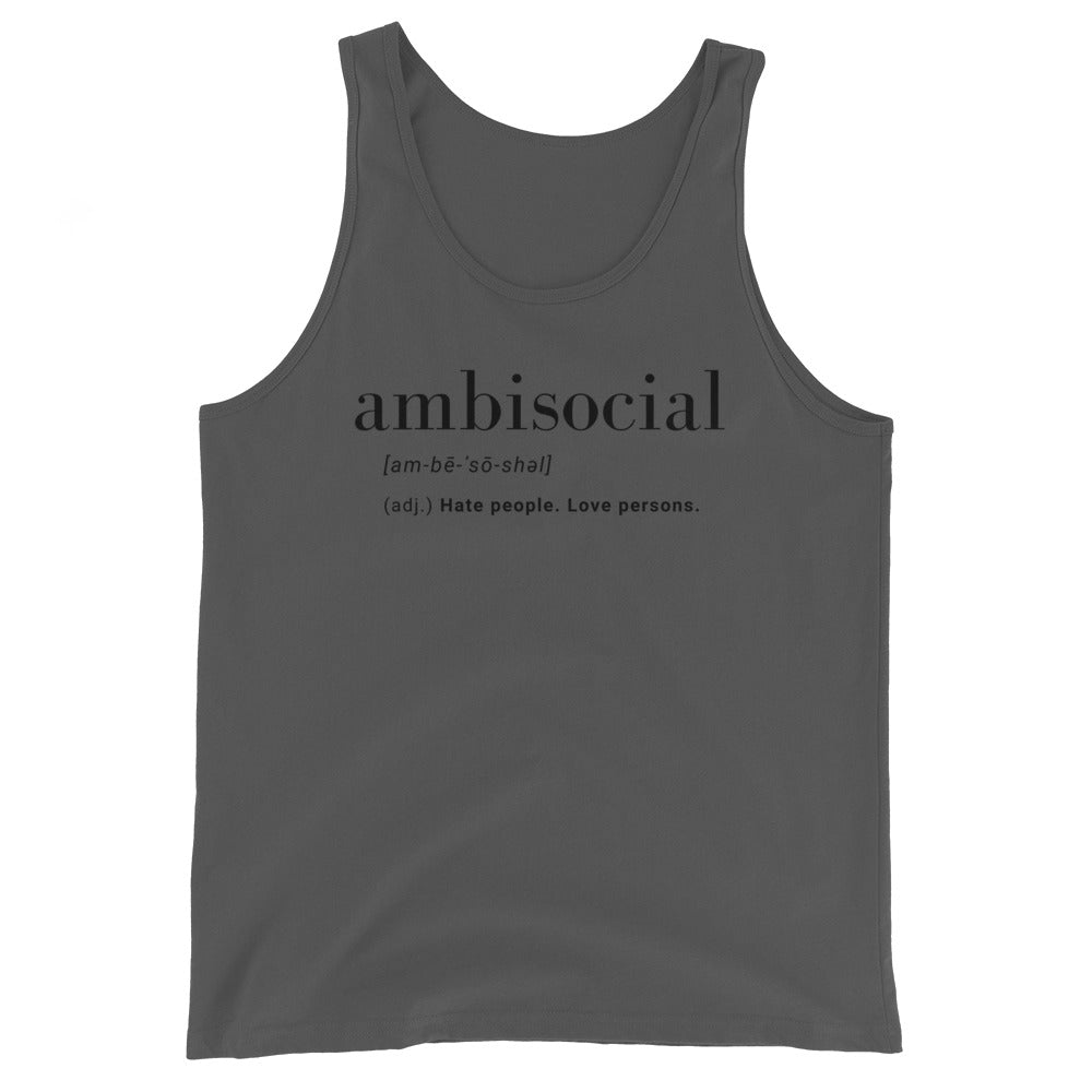 Ambisocial Unisex Muscle Tank