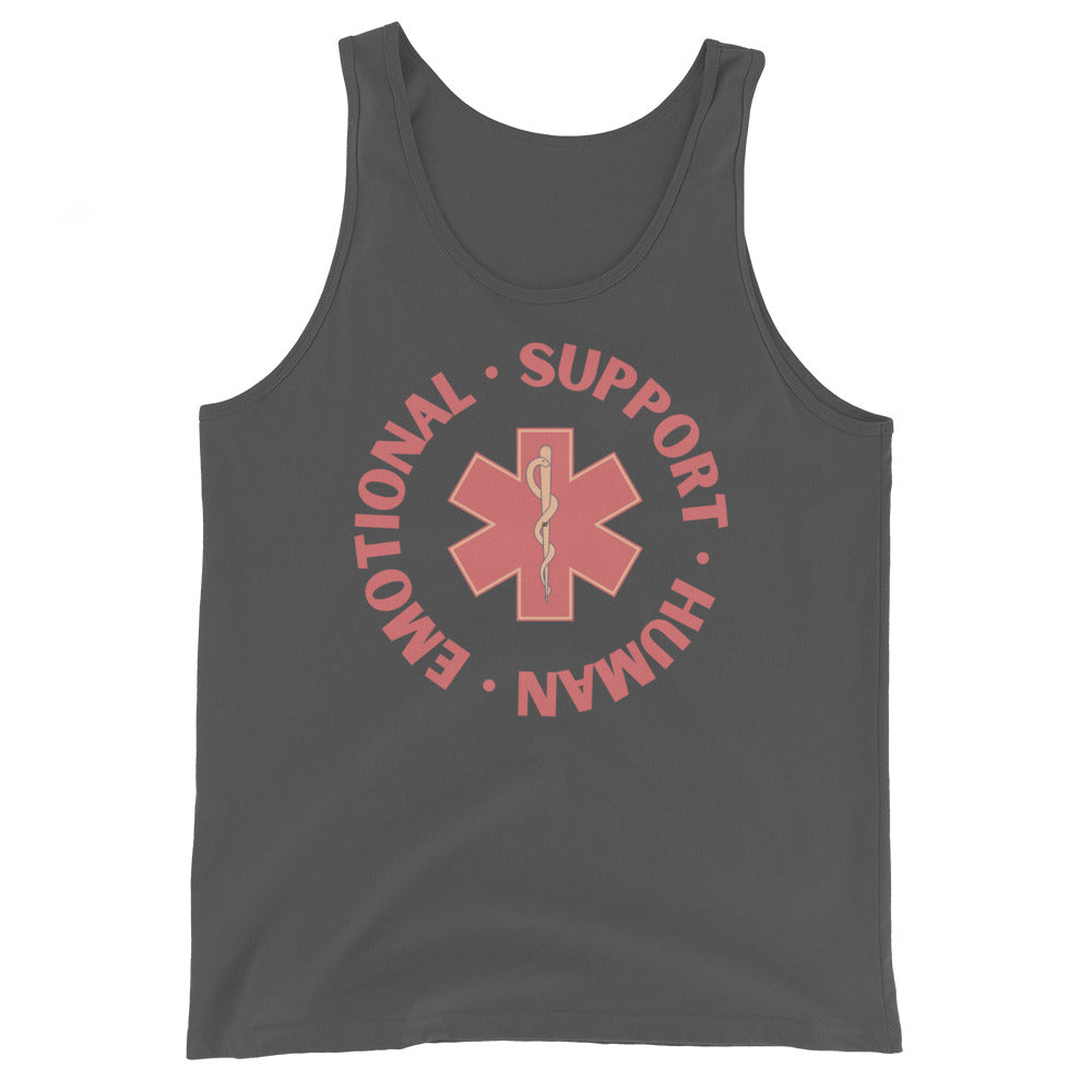 Emotional Support Human unisex muscle tank