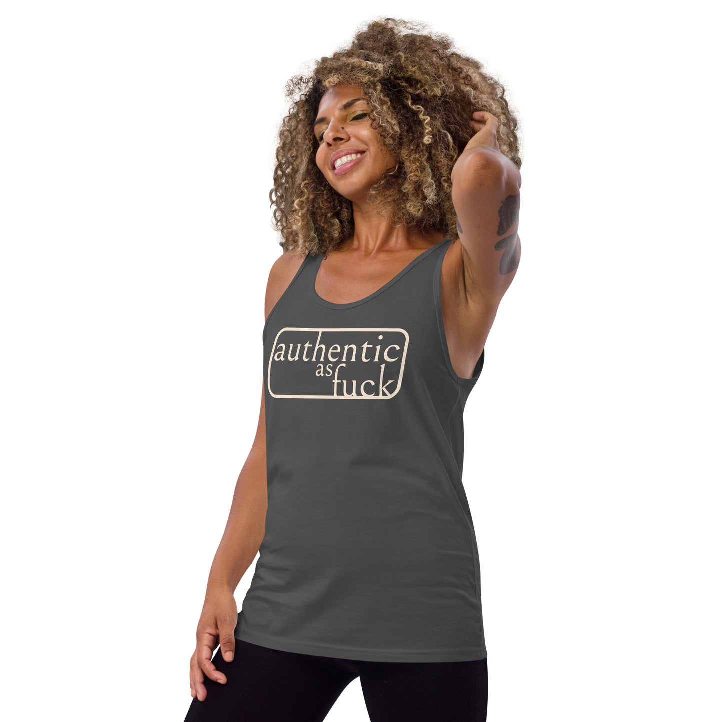 Authentic as Fuck Unisex Tank Top