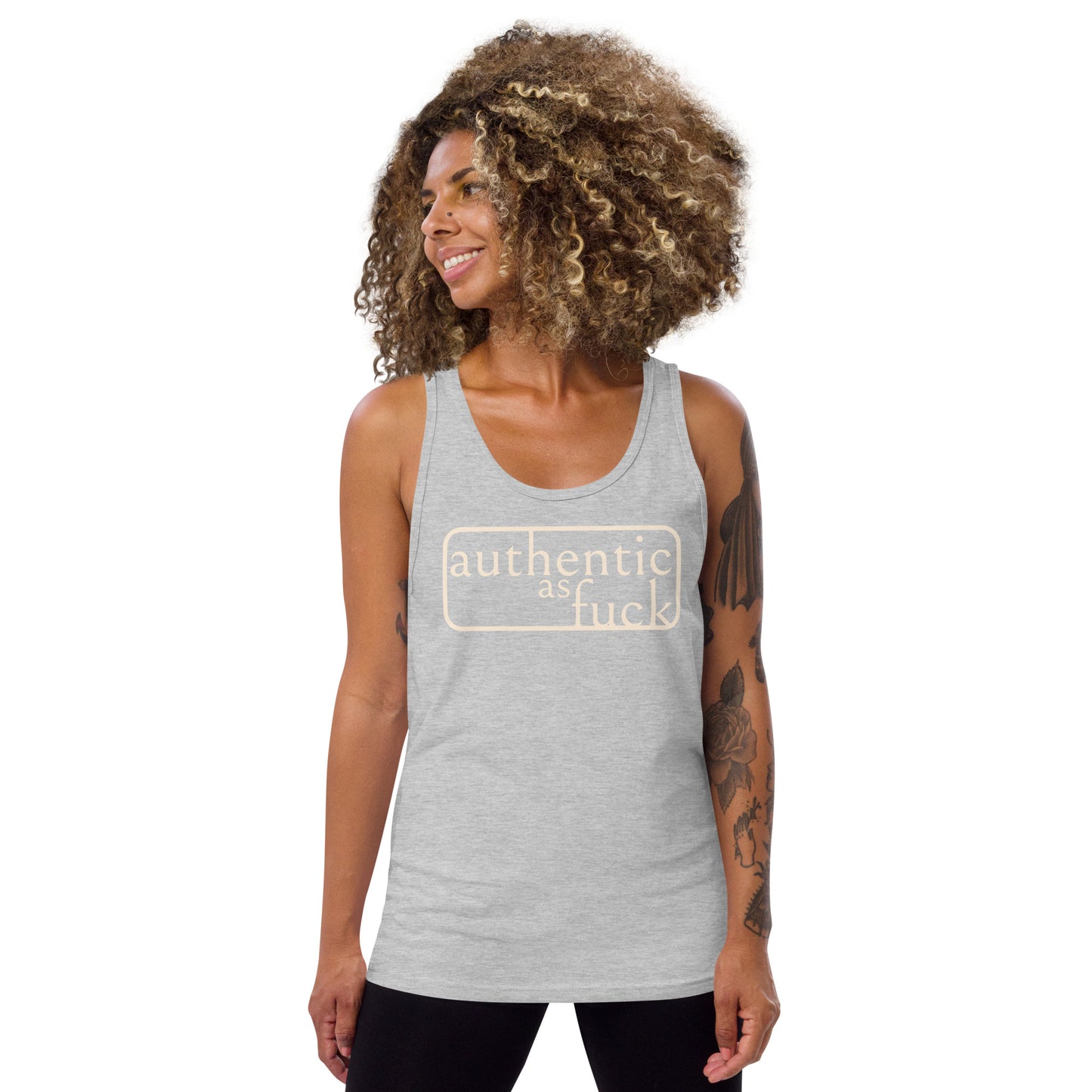 Authentic as Fuck Unisex Tank Top