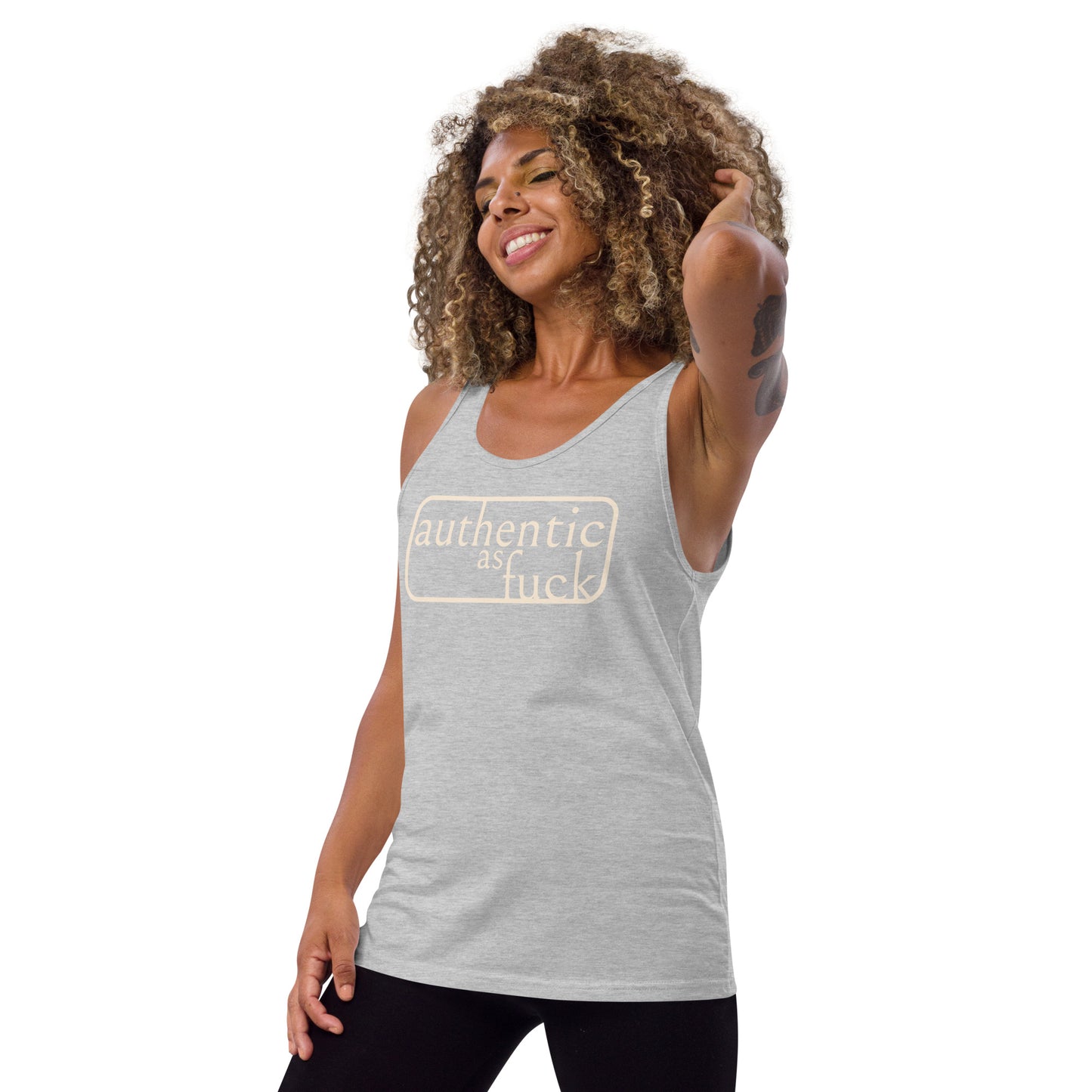 Authentic as Fuck Unisex Tank Top