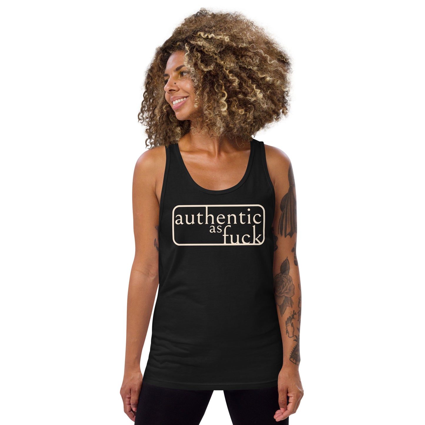 Authentic as Fuck Unisex Tank Top