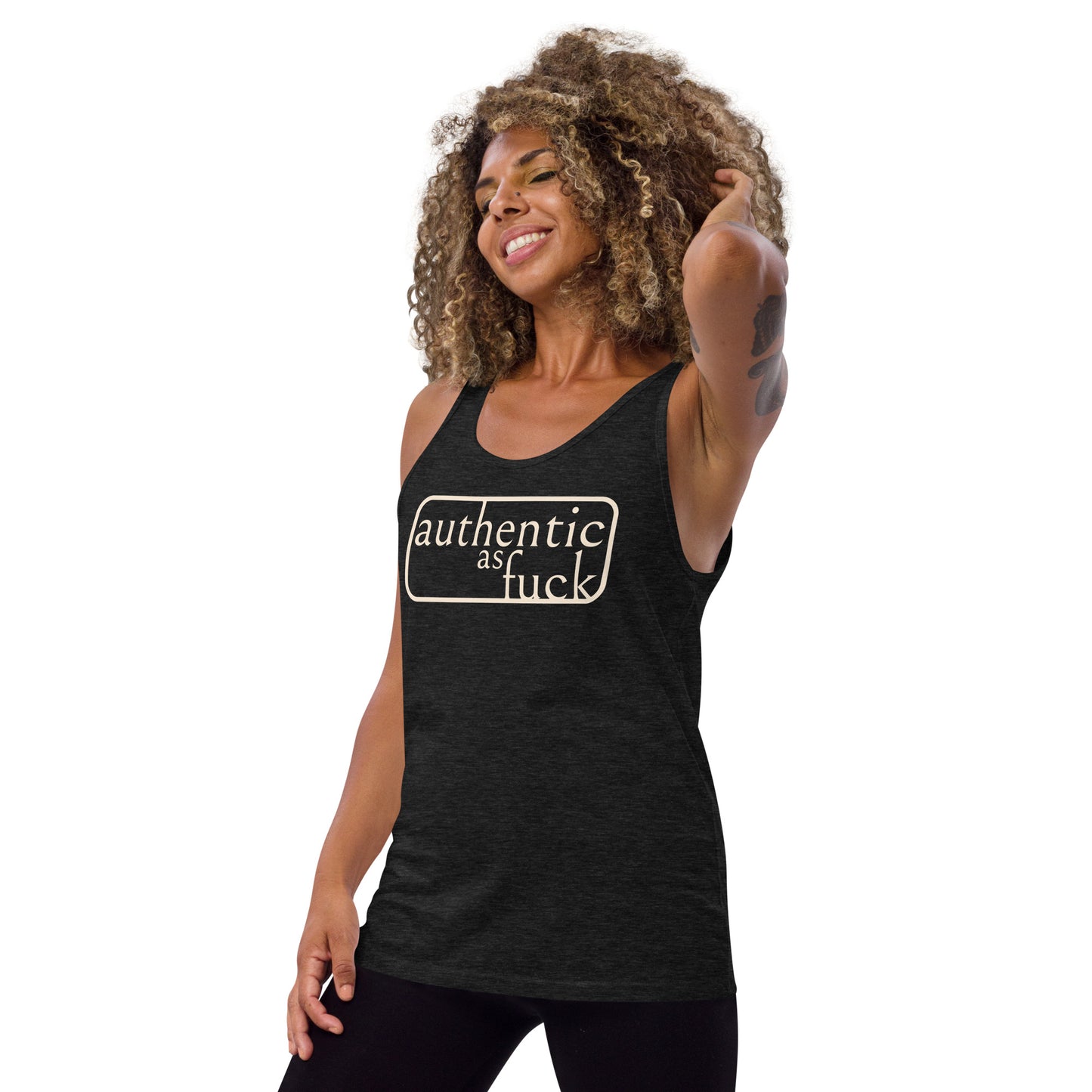 Authentic as Fuck Unisex Tank Top