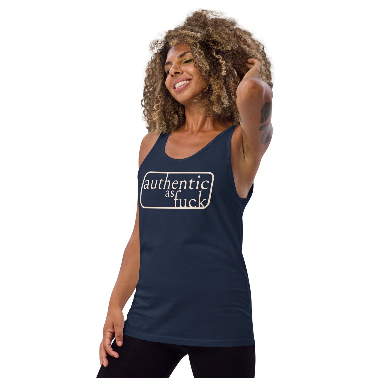 Authentic as Fuck Unisex Tank Top