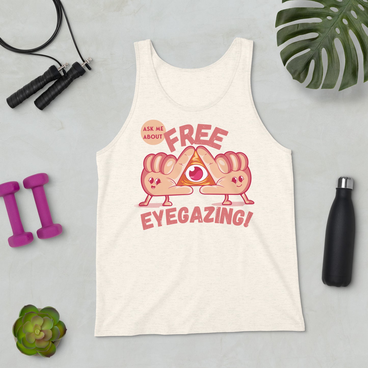 Free Eyegazing Unisex Tank Top