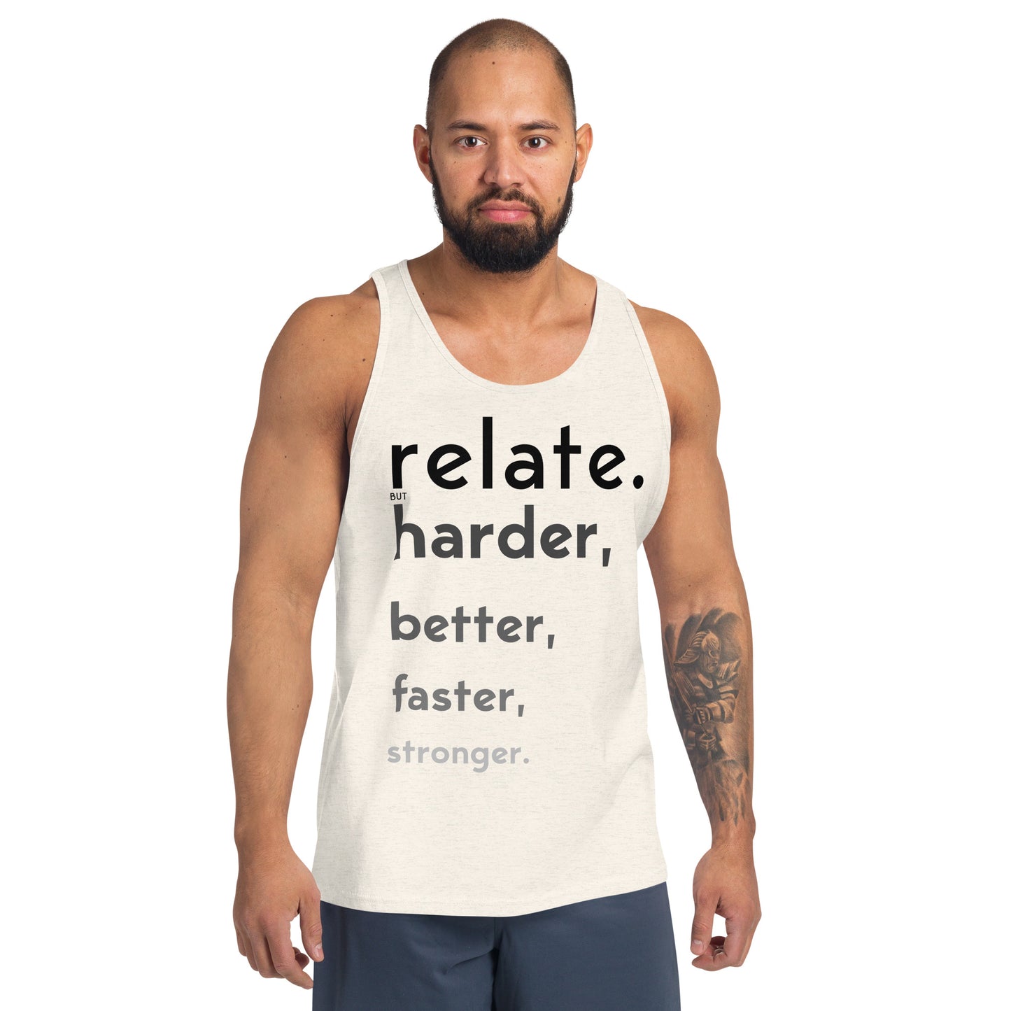 Relate Harder Unisex Muscle Tank