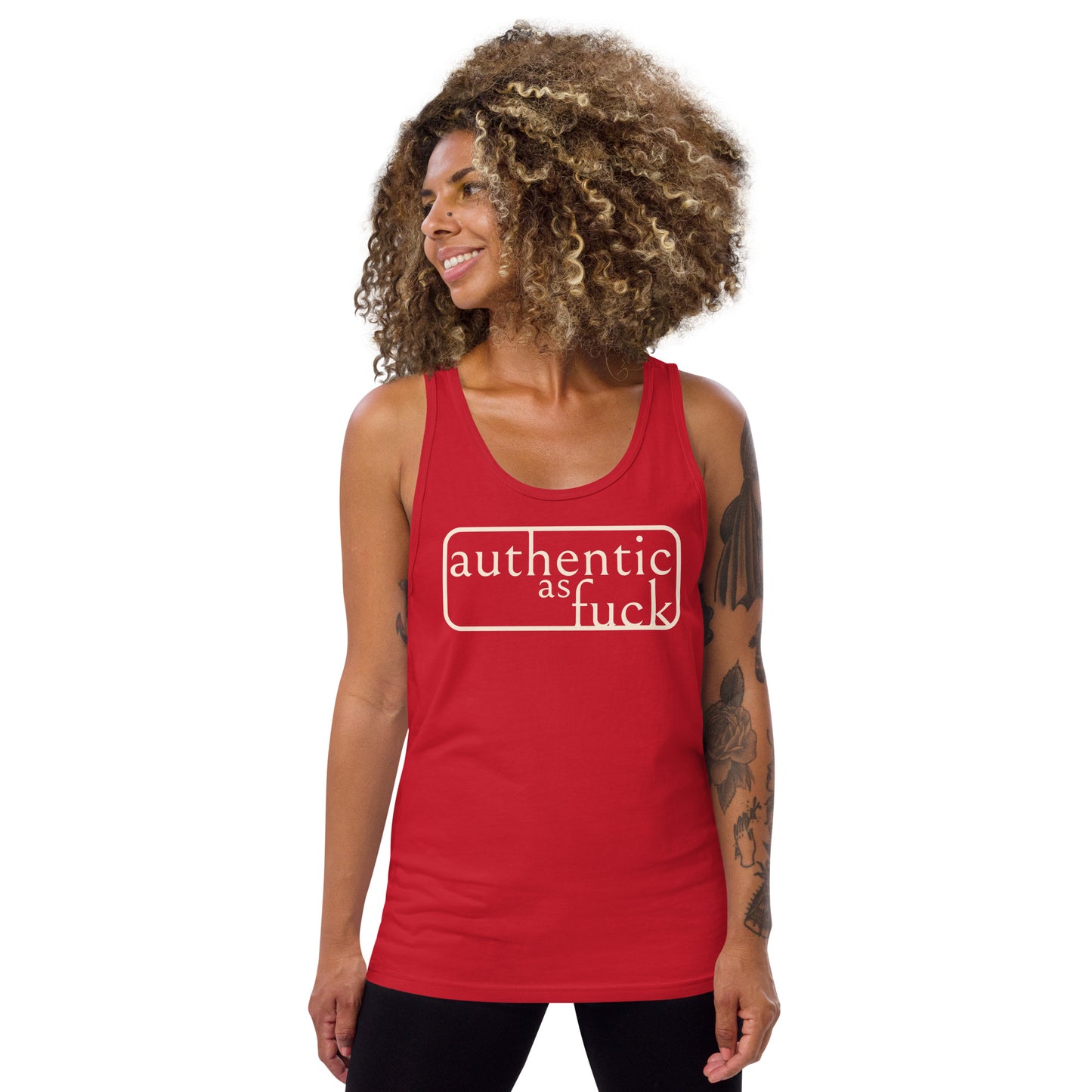 Authentic as Fuck Unisex Tank Top