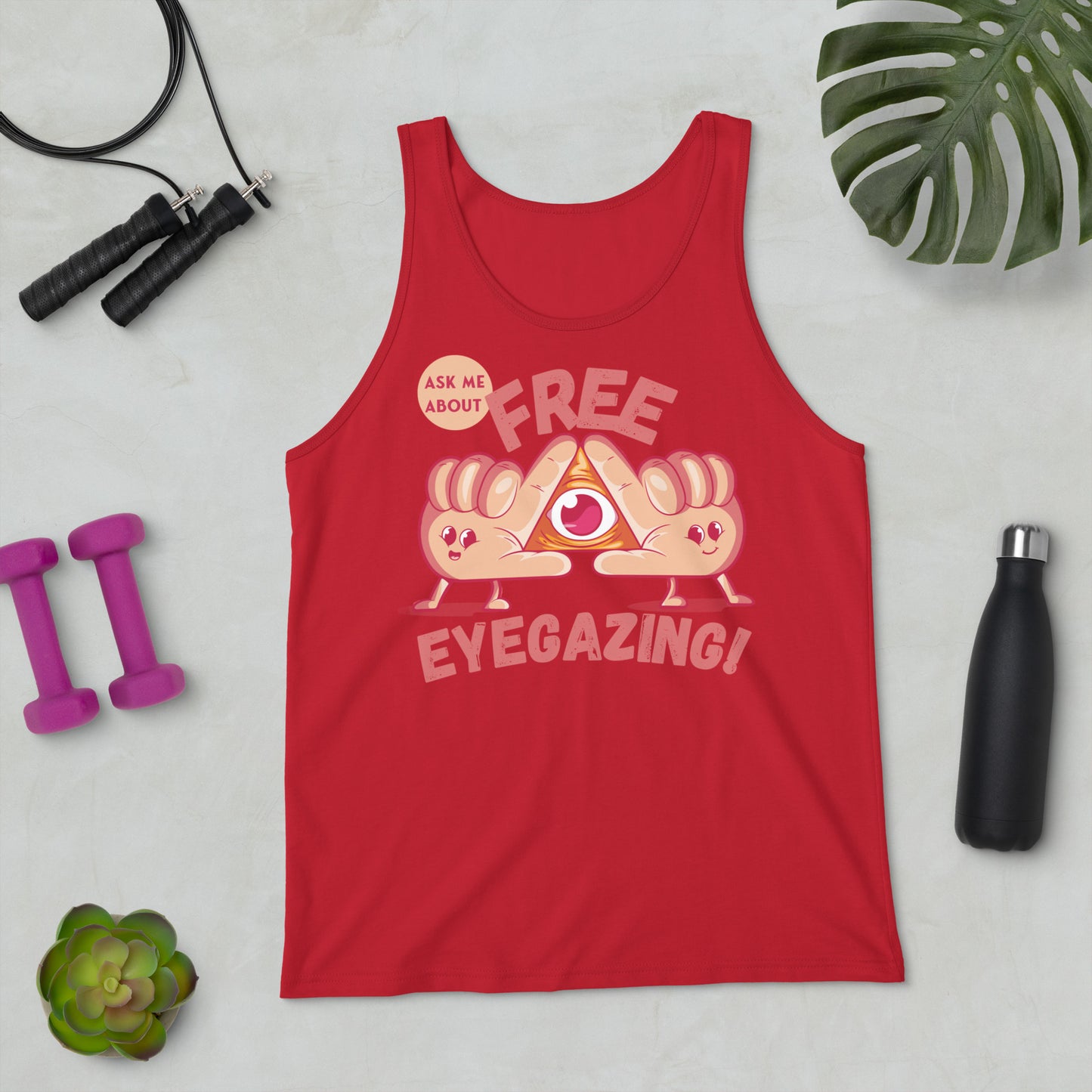 Free Eyegazing Unisex Tank Top