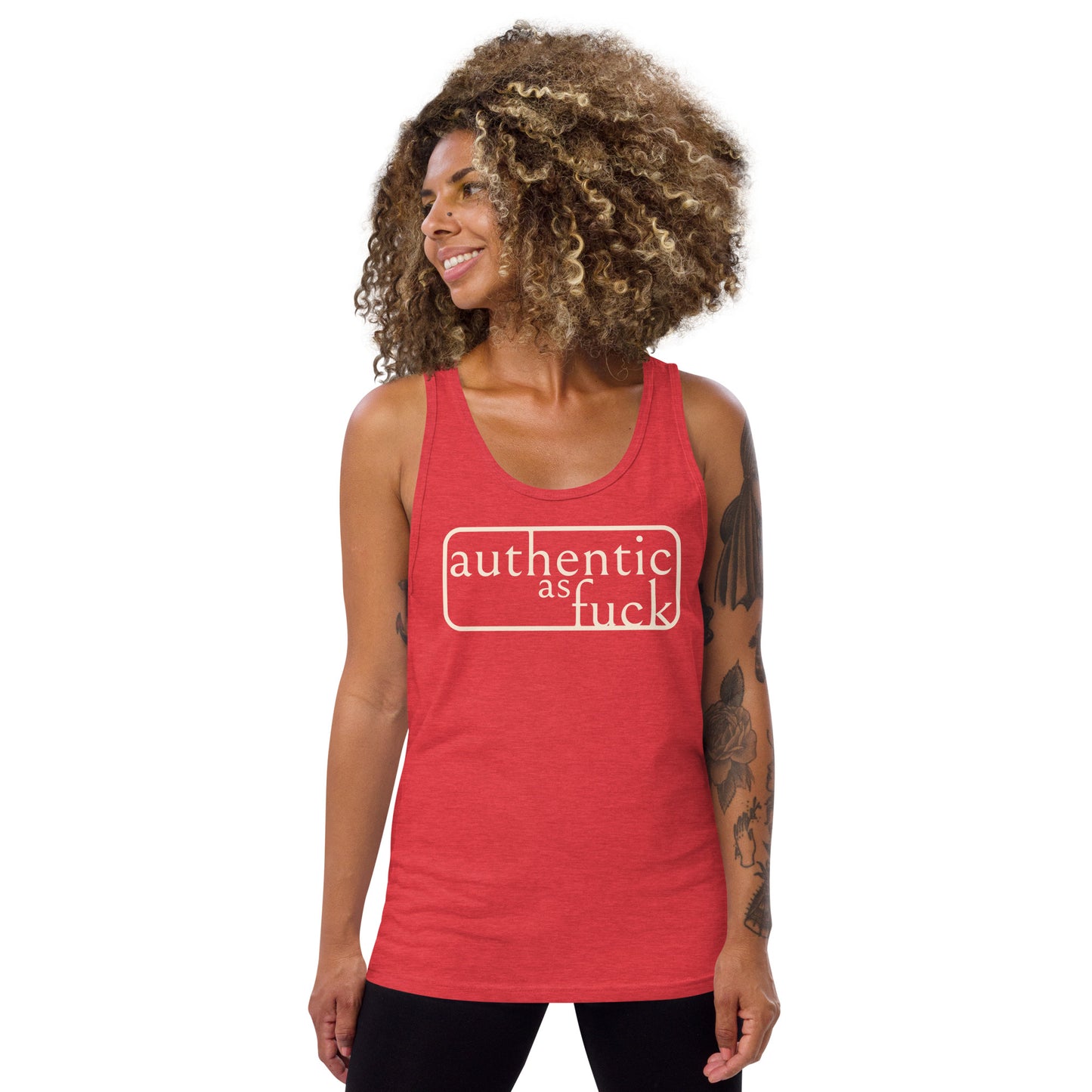 Authentic as Fuck Unisex Tank Top