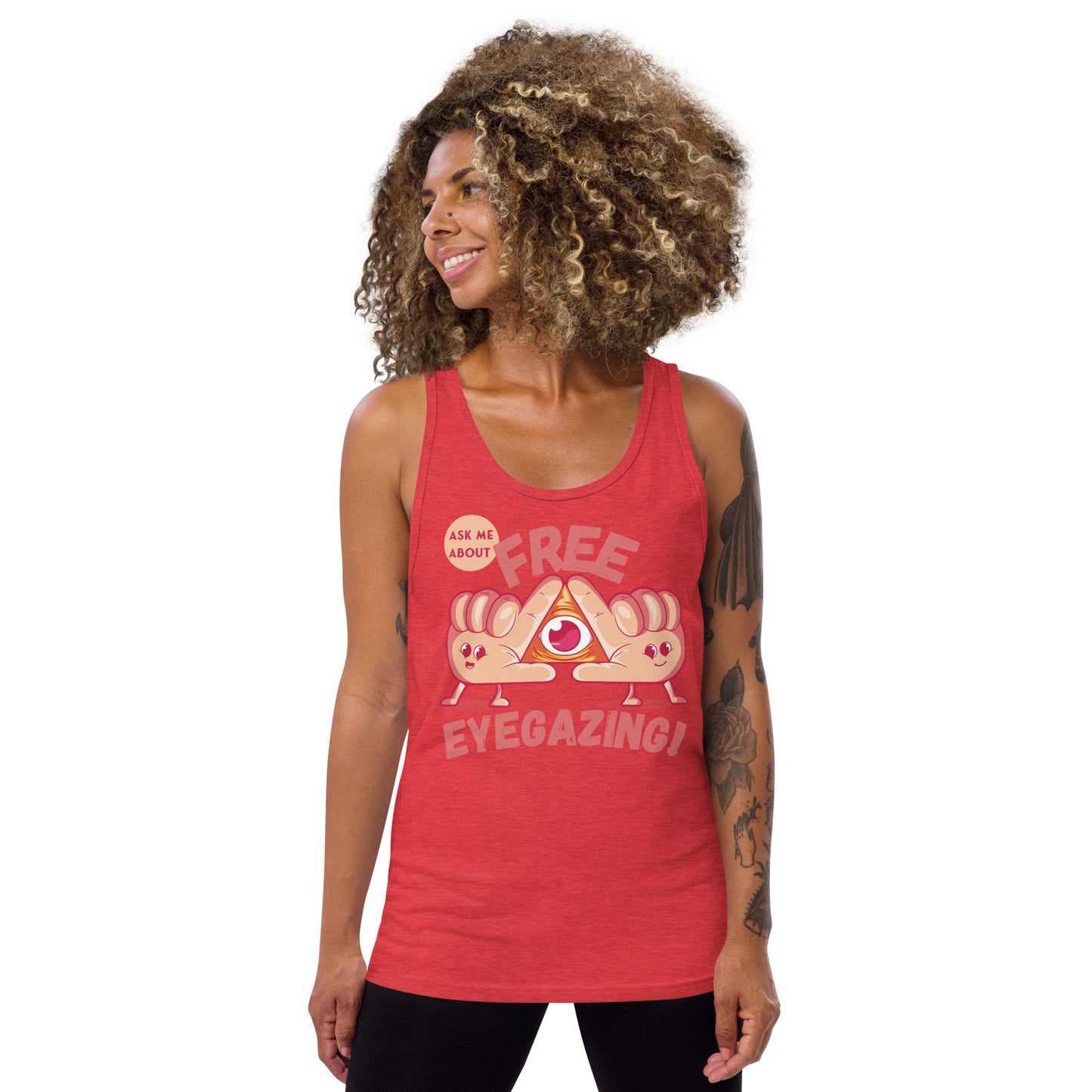 Free Eyegazing Unisex Tank Top