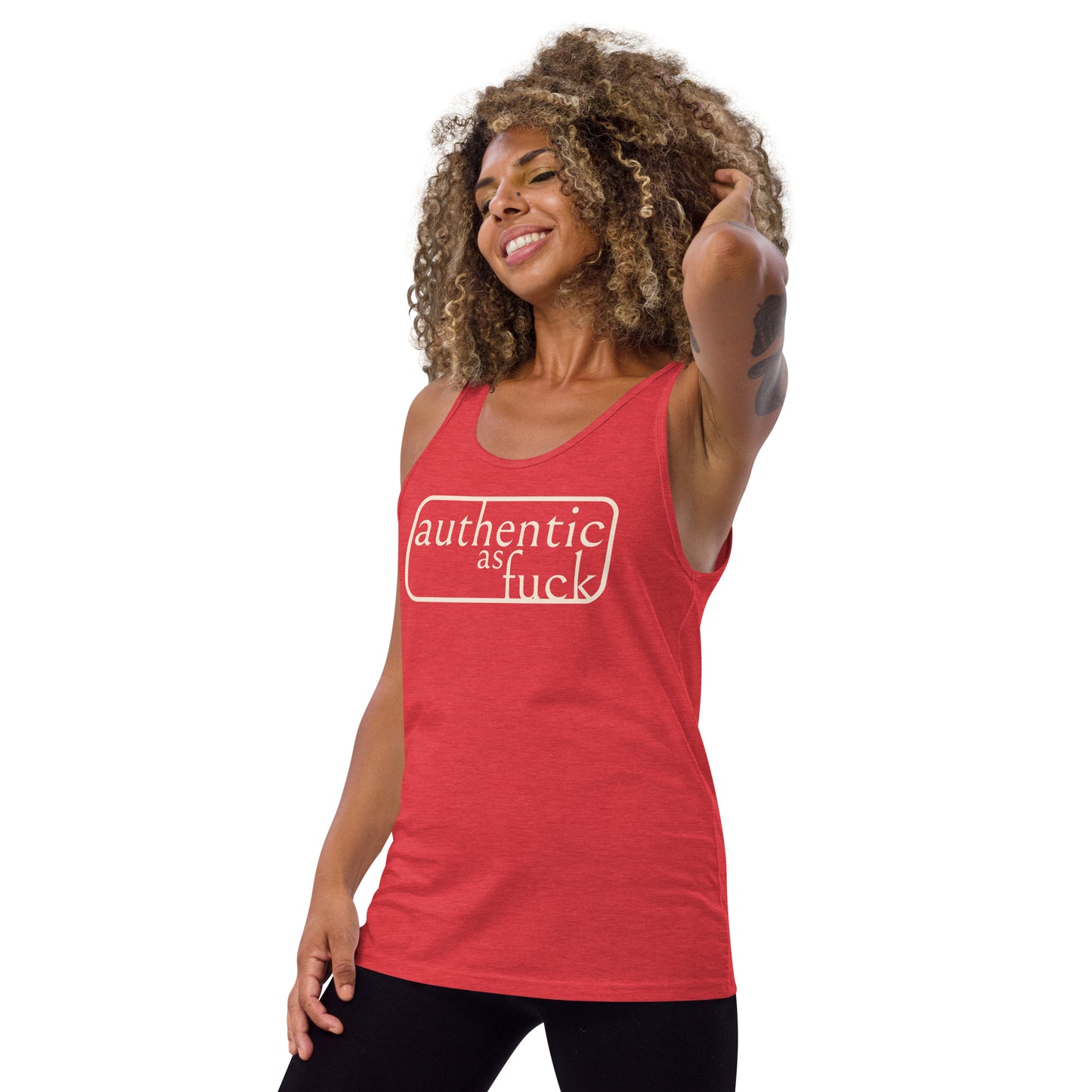 Authentic as Fuck Unisex Tank Top