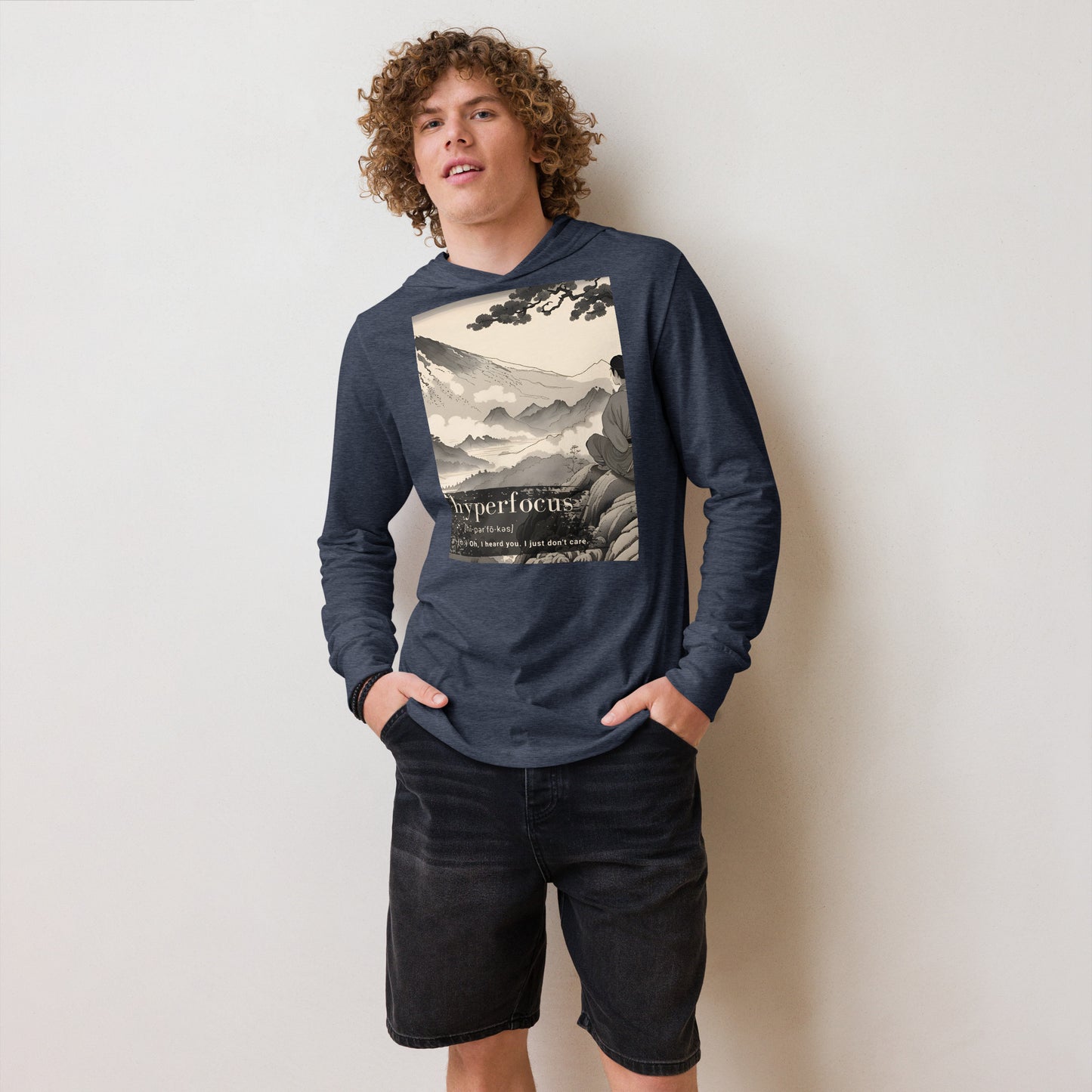 Hyperfocus: Hooded long-sleeve tee