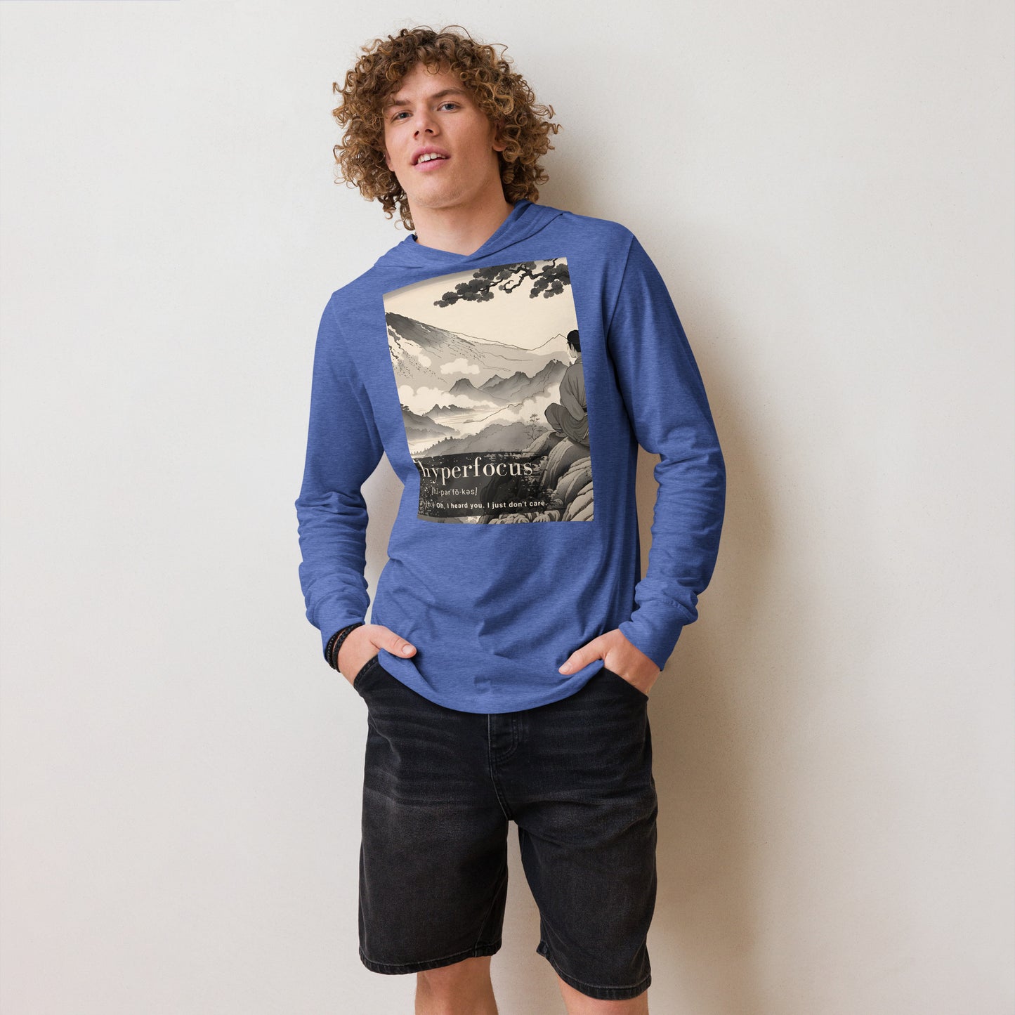 Hyperfocus: Hooded long-sleeve tee