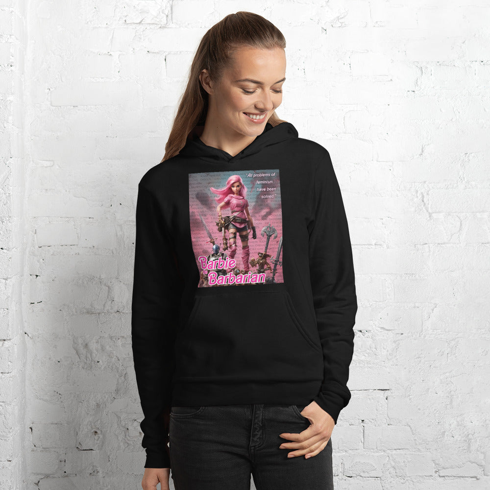 Barbie Barbarian Quote Unisex hoodie