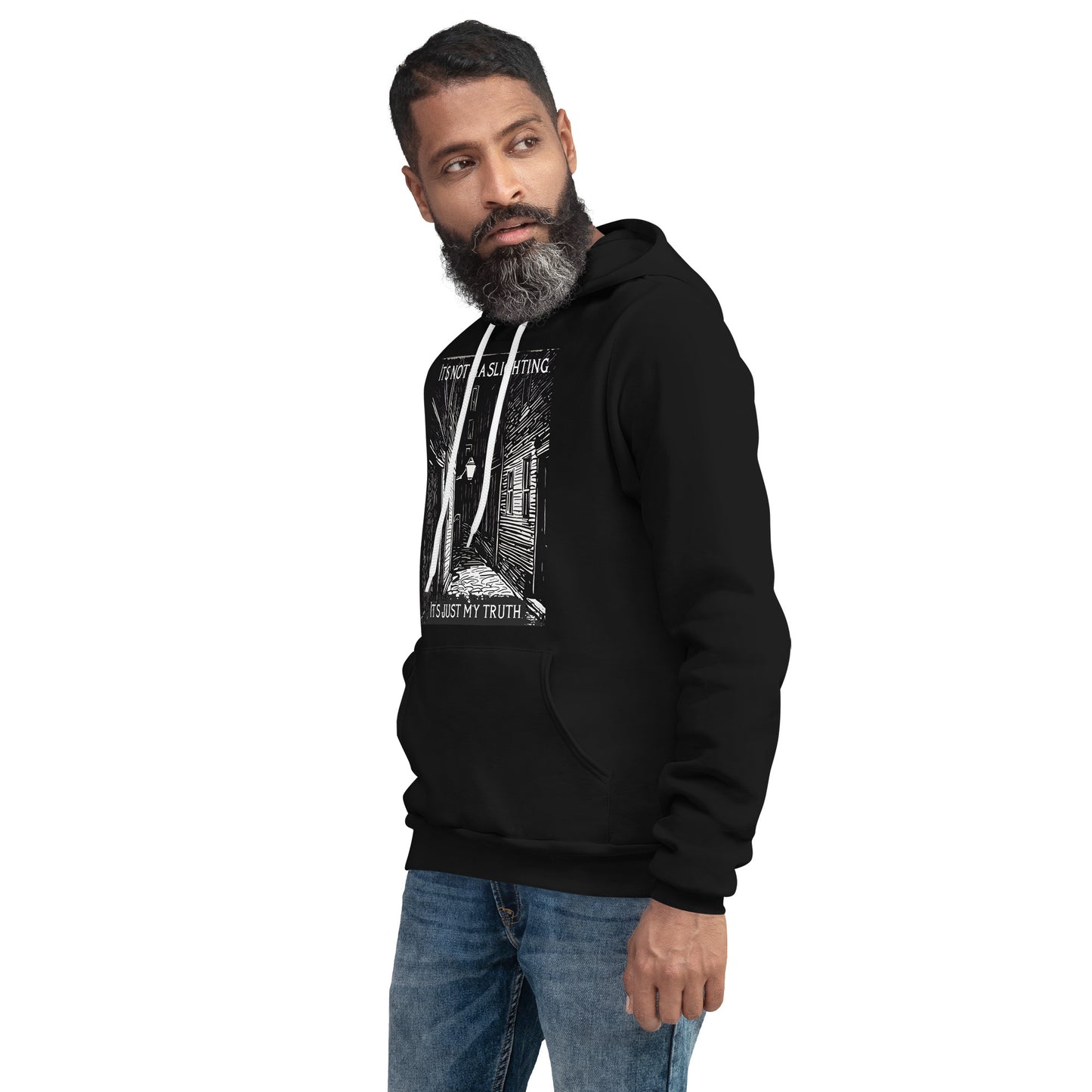 Alley of Ambiguity: It's Not Gaslighting, It's Just My Truth Unisex hoodie