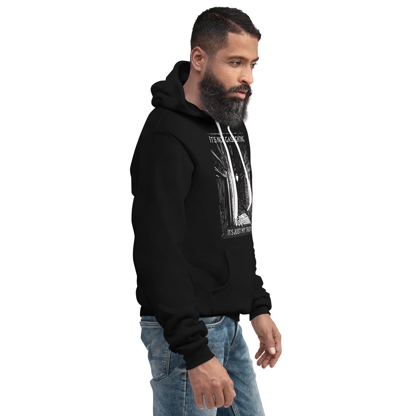 Alley of Ambiguity: It's Not Gaslighting, It's Just My Truth Unisex hoodie