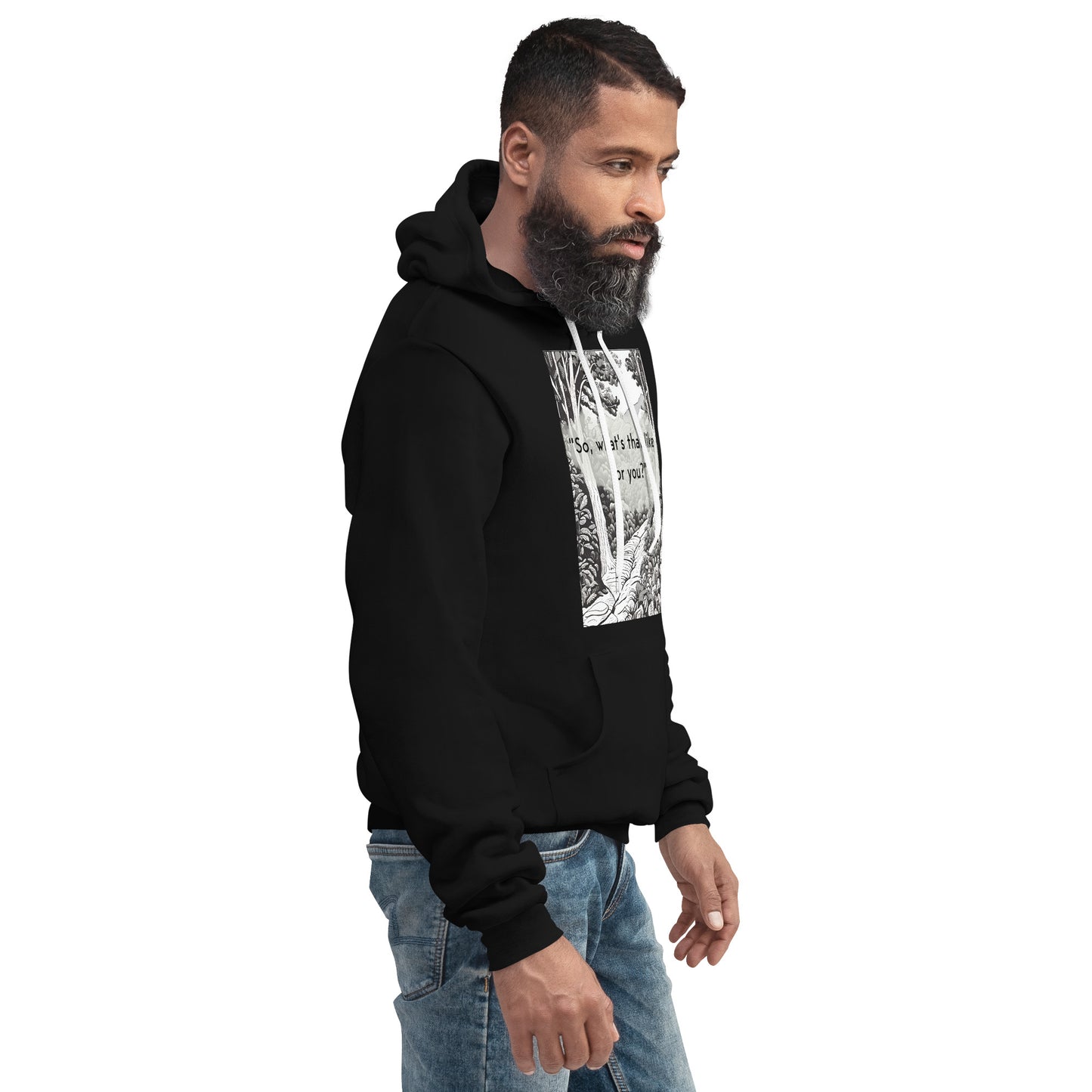 Inner Exploration: "So, what's that like for you?" Unisex hoodie