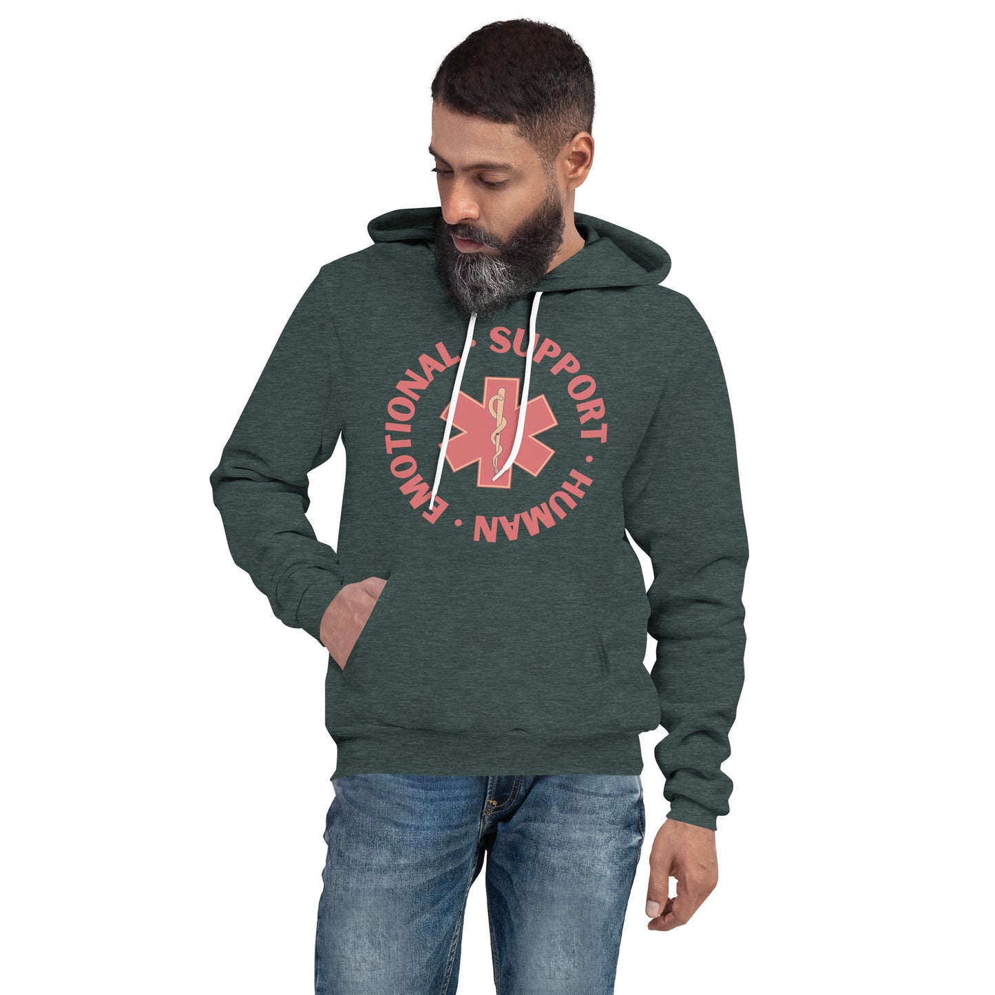 Emotional Support Human Unisex hoodie