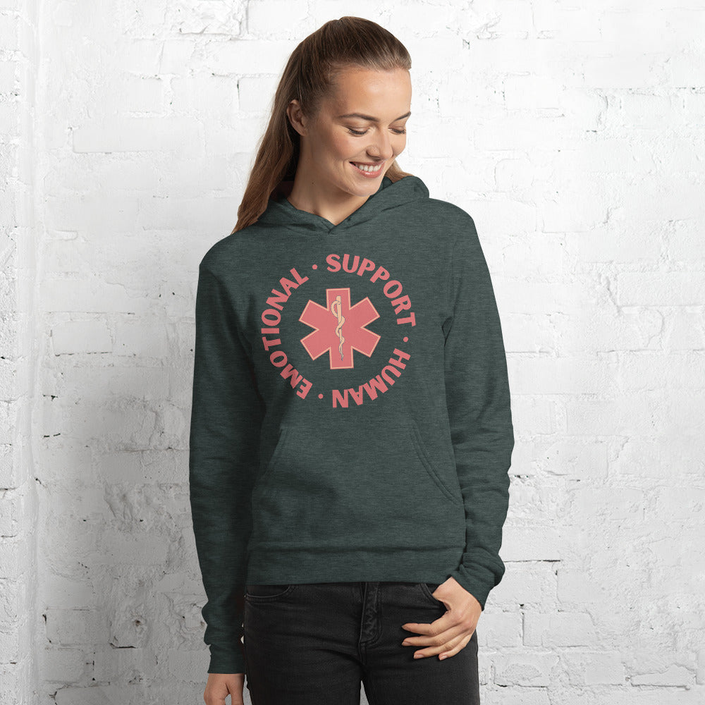 Emotional Support Human Unisex hoodie