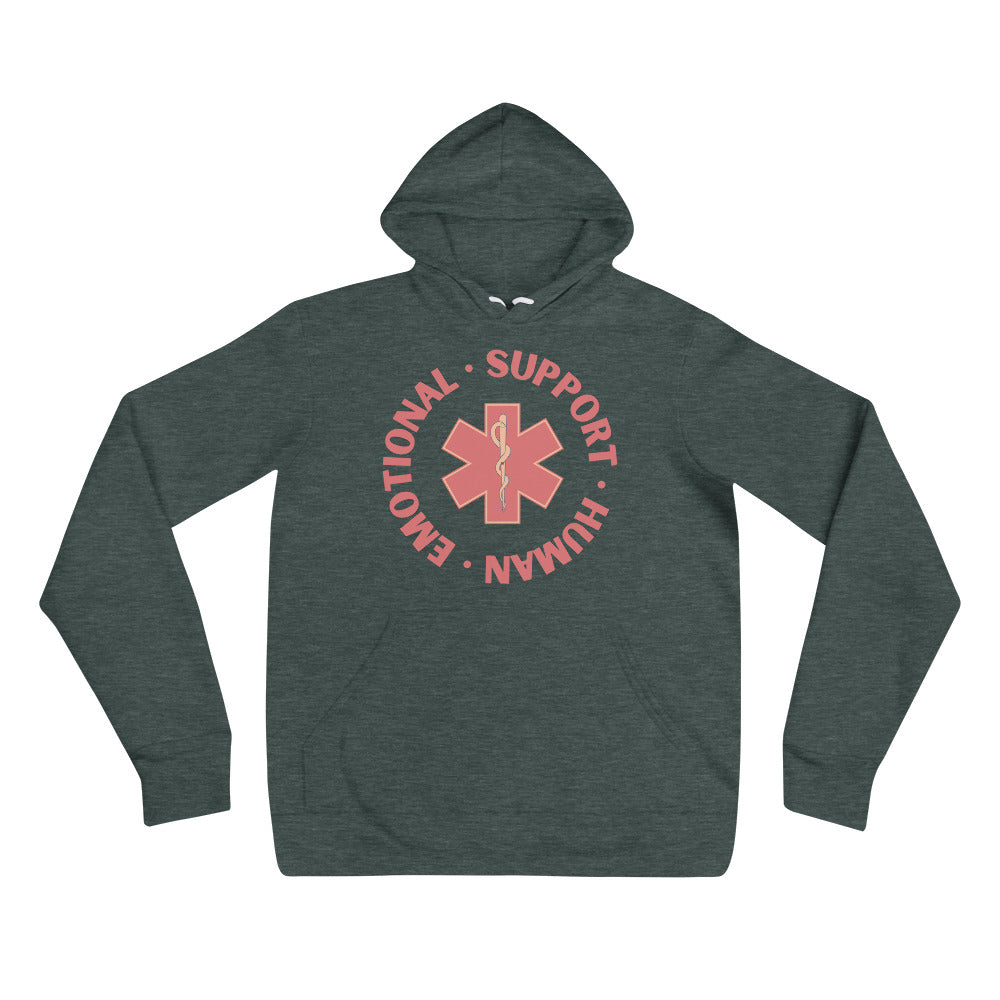 Emotional Support Human Unisex hoodie