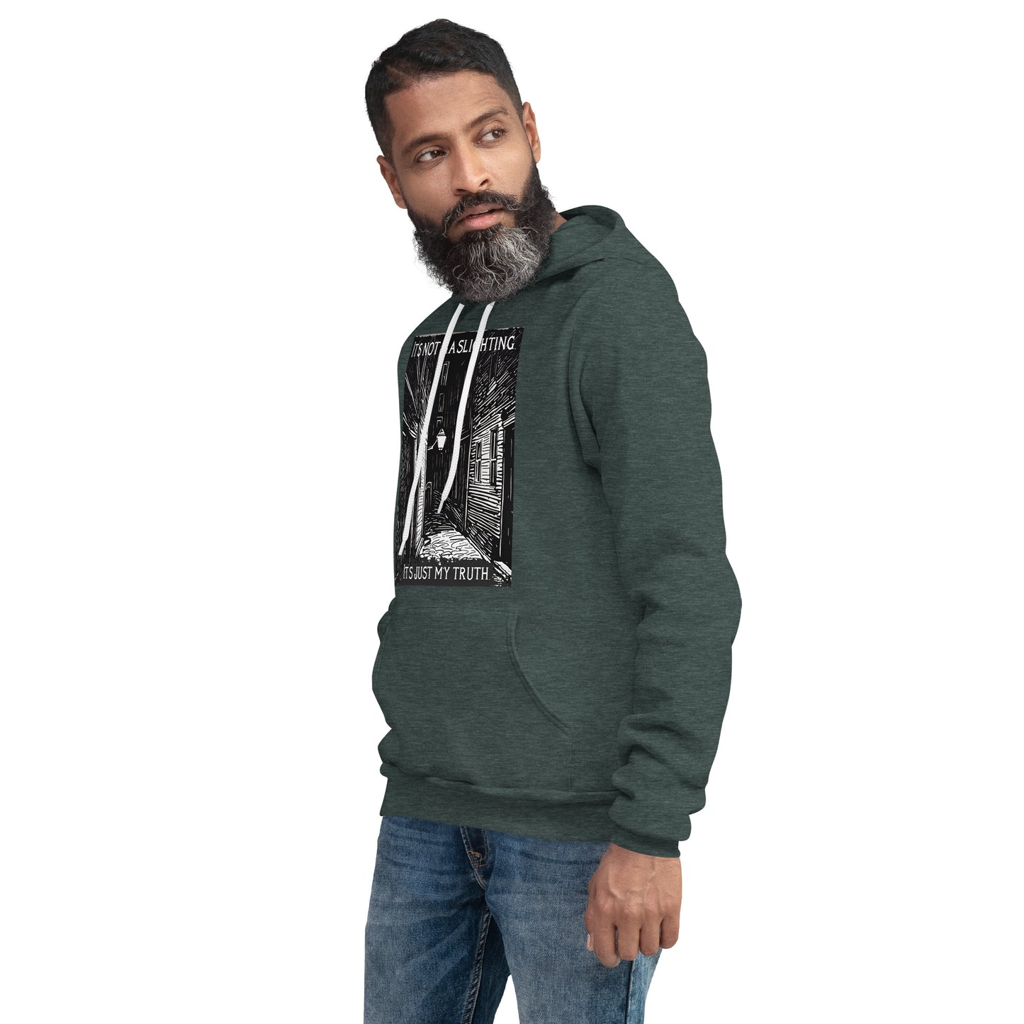 Alley of Ambiguity: It's Not Gaslighting, It's Just My Truth Unisex hoodie