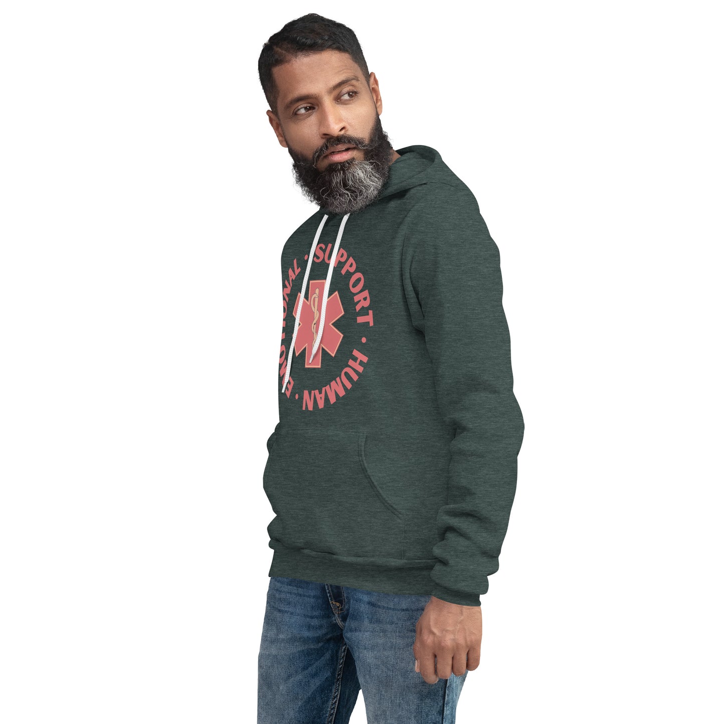 Emotional Support Human Unisex hoodie