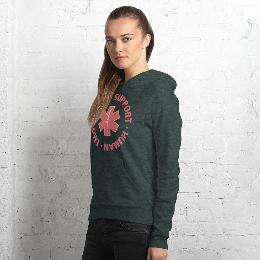 Emotional Support Human Unisex hoodie
