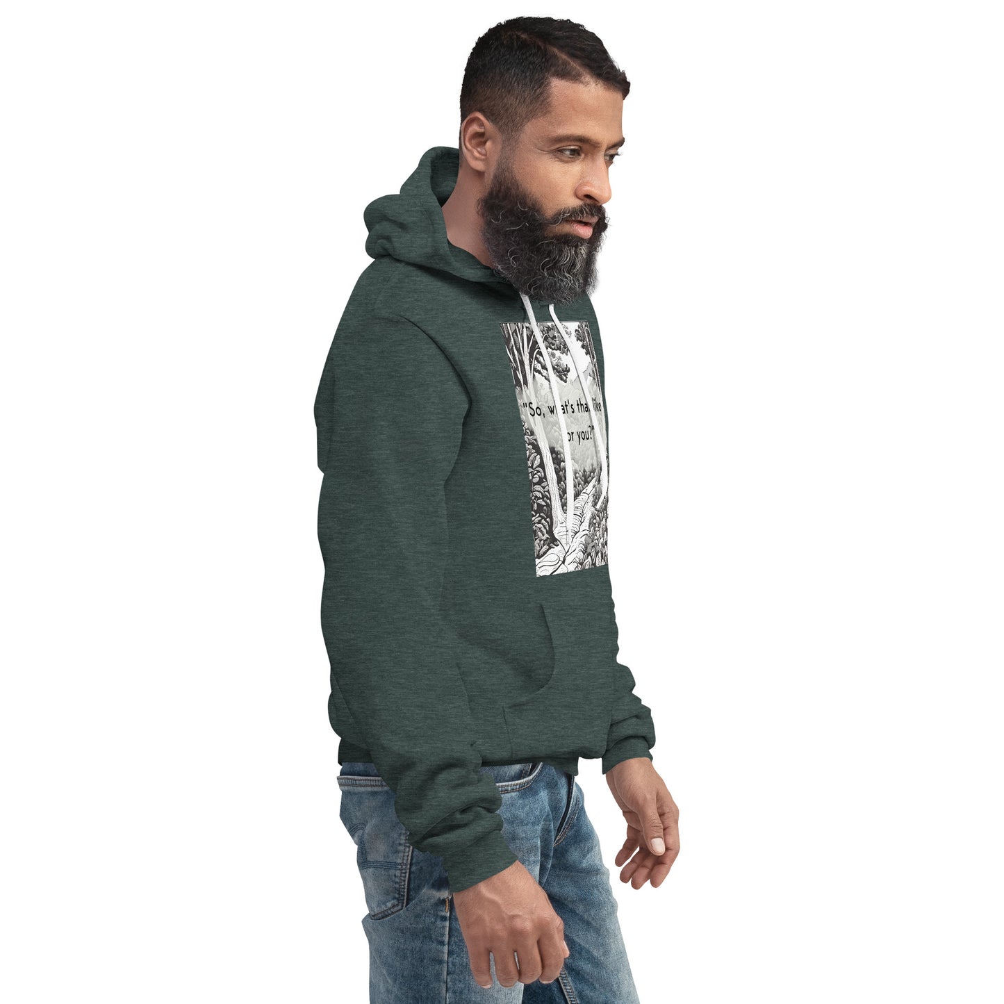 Inner Exploration: "So, what's that like for you?" Unisex hoodie