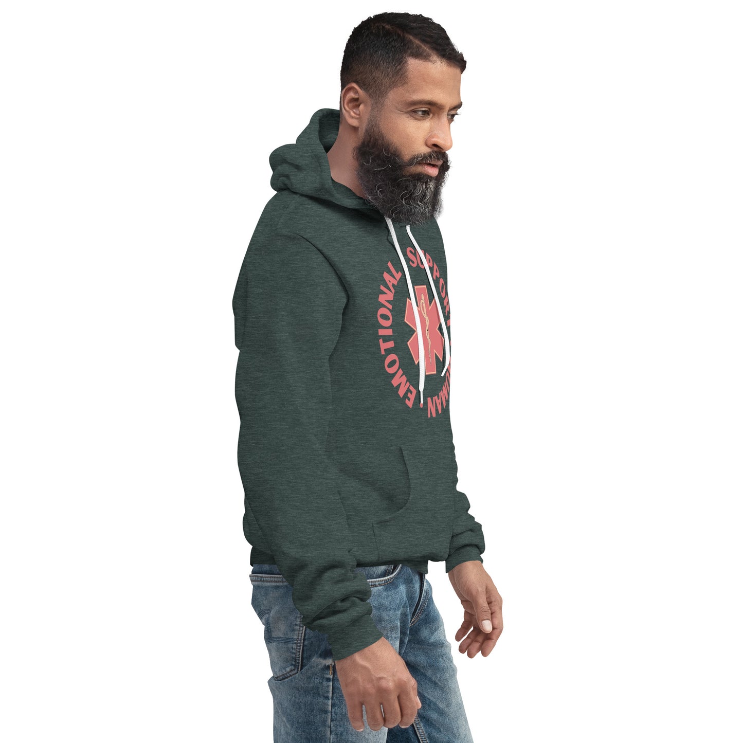 Emotional Support Human Unisex hoodie