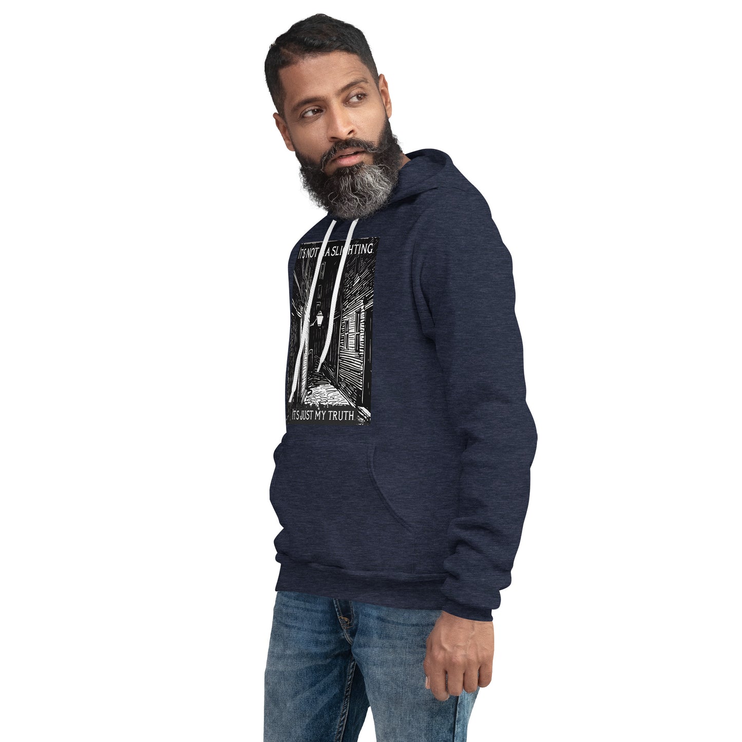 Alley of Ambiguity: It's Not Gaslighting, It's Just My Truth Unisex hoodie