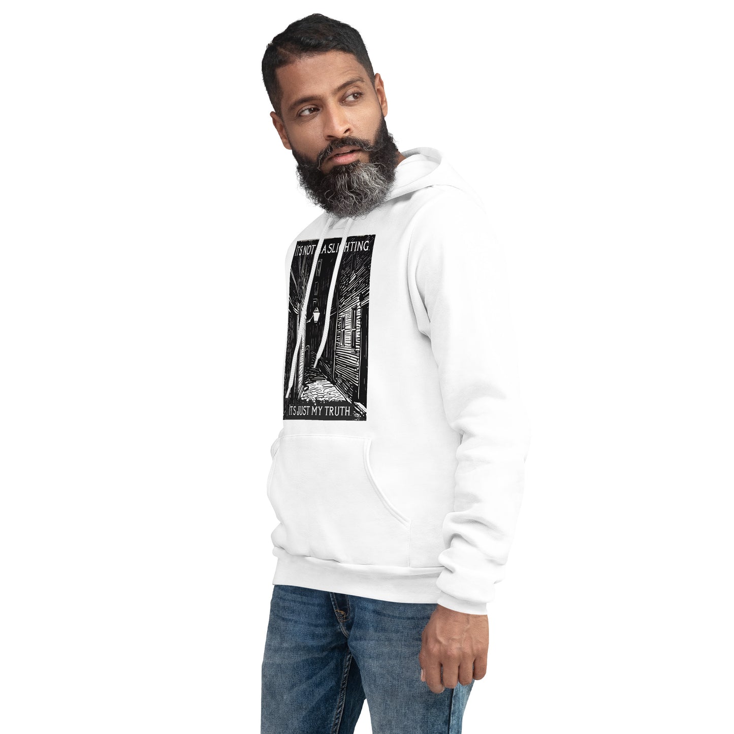 Alley of Ambiguity: It's Not Gaslighting, It's Just My Truth Unisex hoodie