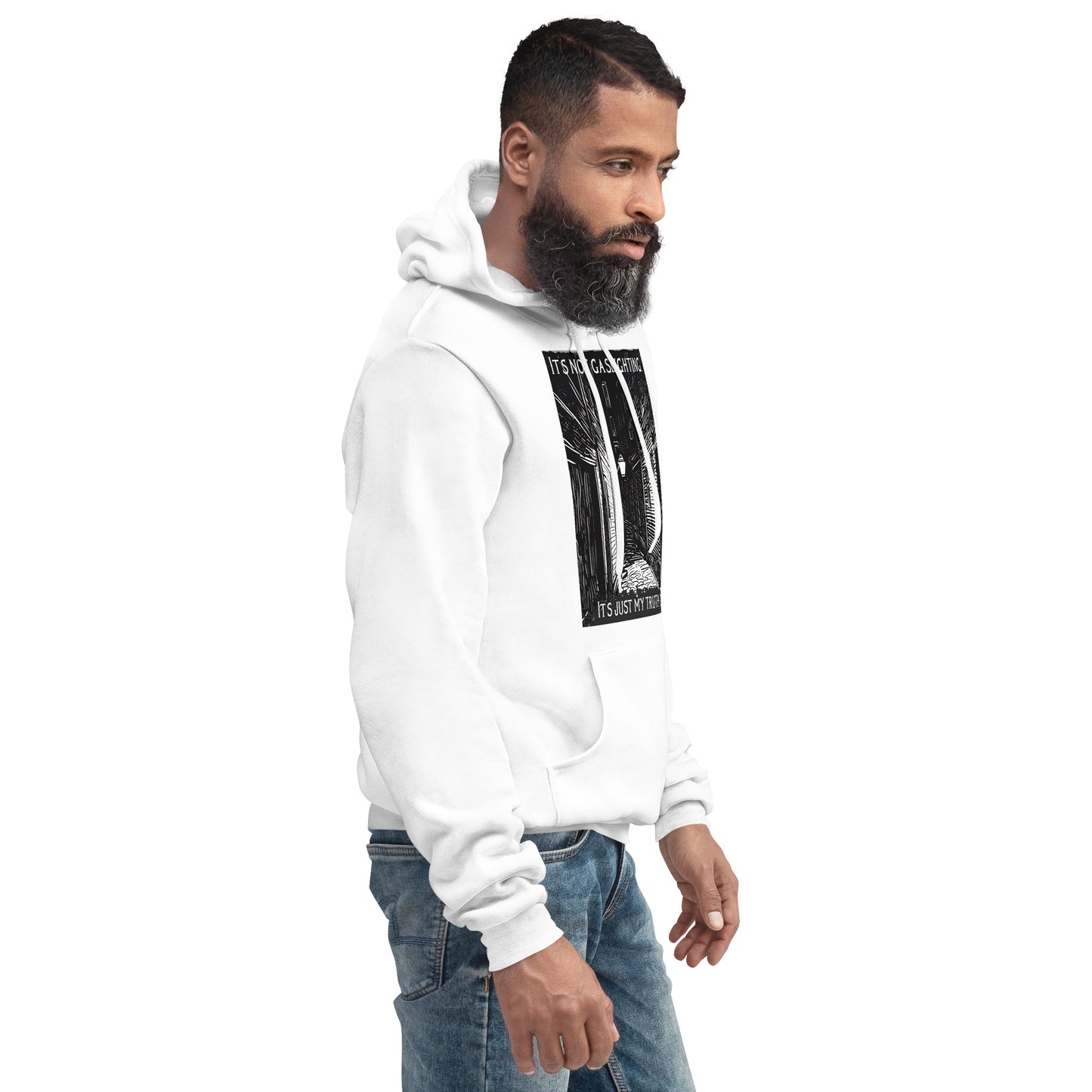 Alley of Ambiguity: It's Not Gaslighting, It's Just My Truth Unisex hoodie