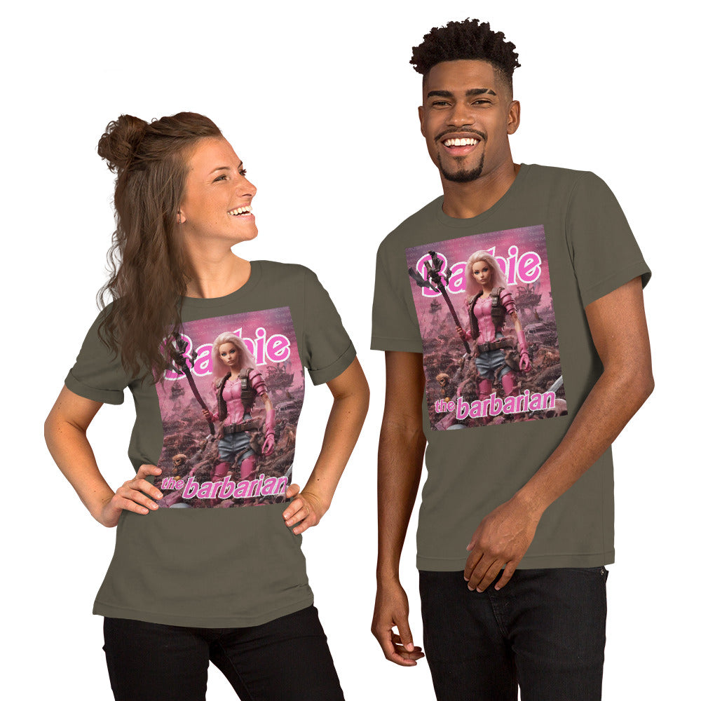 Barbie Barbarian Unisex t-shirt