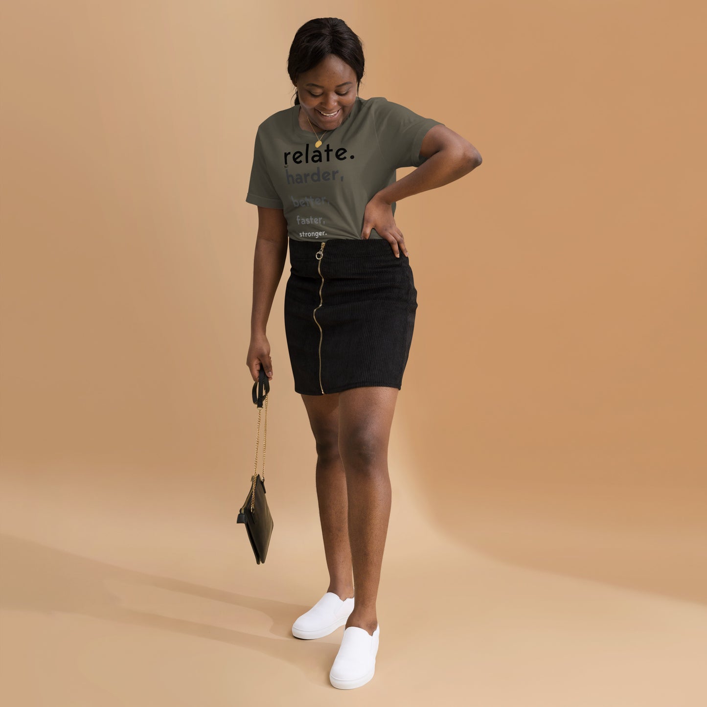 Relate Harder. Unisex t-shirt
