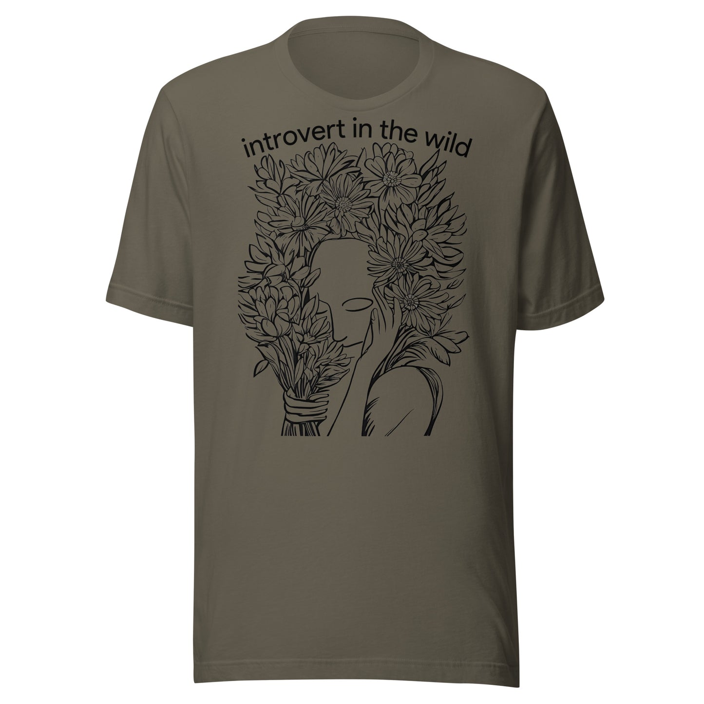 Introvert in the Wild Unisex t-shirt
