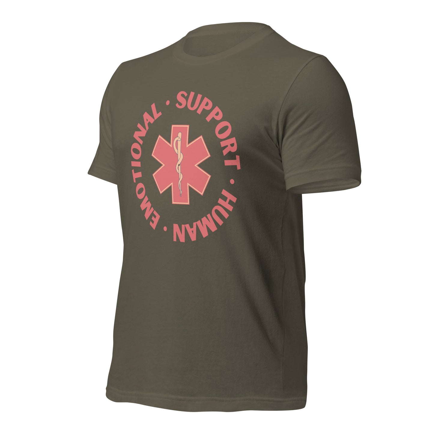 Emotional Support Human Unisex t-shirt