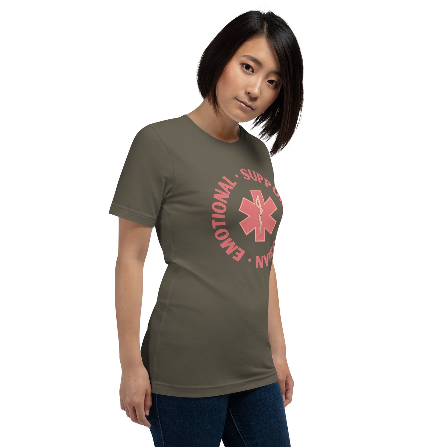 Emotional Support Human Unisex t-shirt