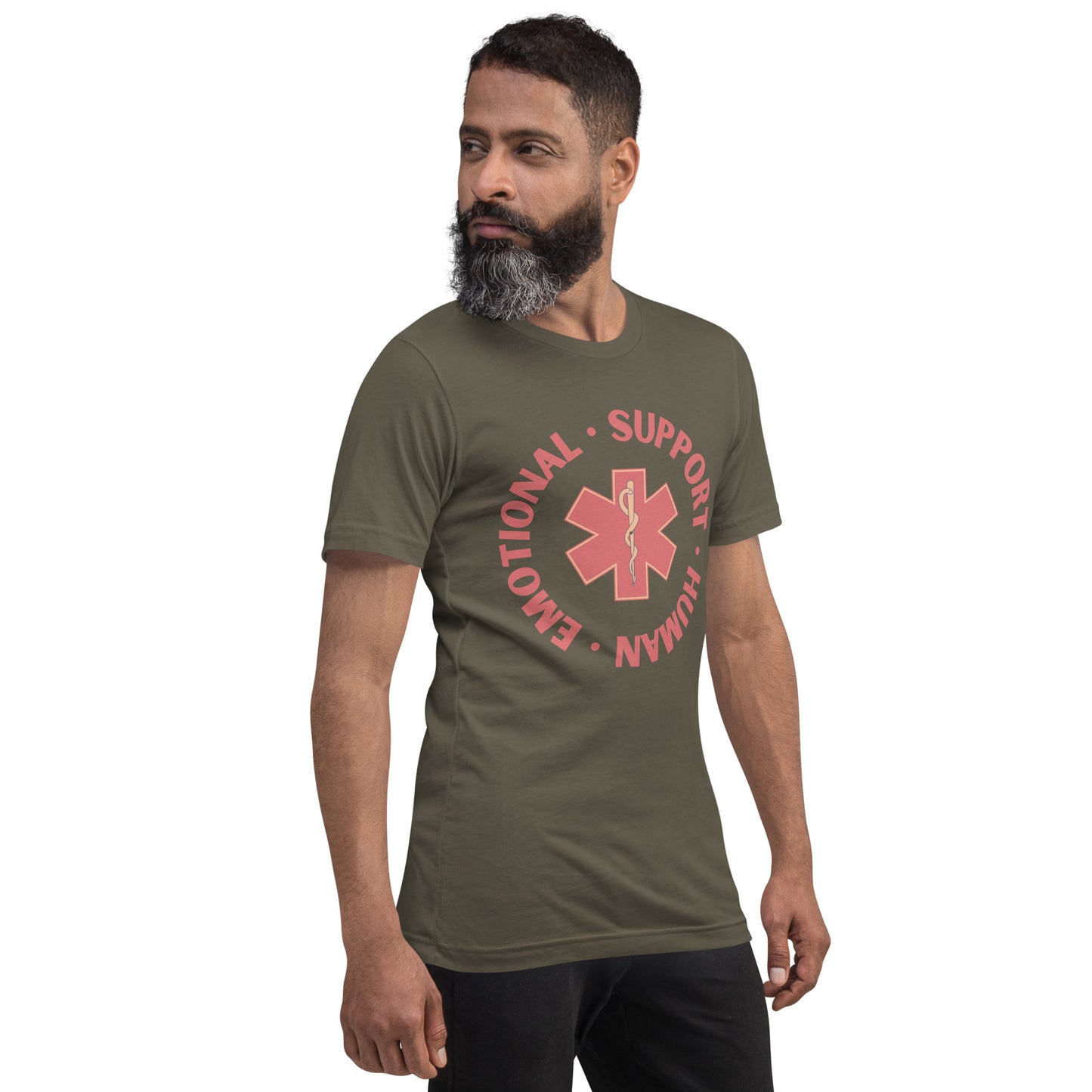 Emotional Support Human Unisex t-shirt