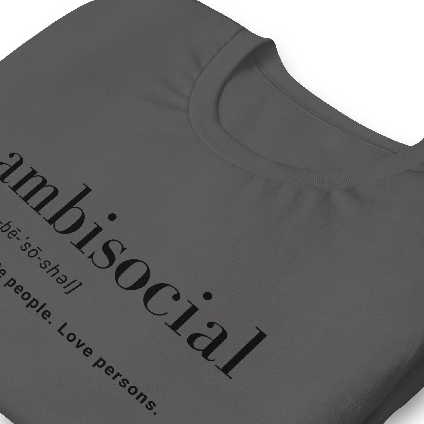 Ambisocial Unisex t-shirt