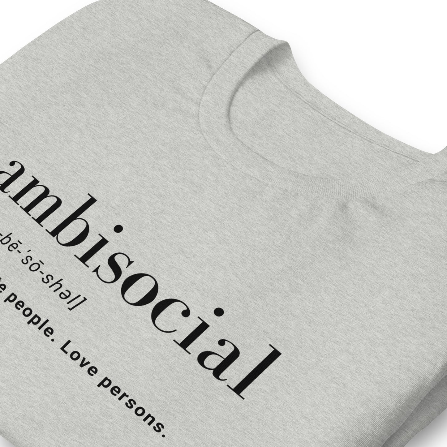 Ambisocial Unisex t-shirt