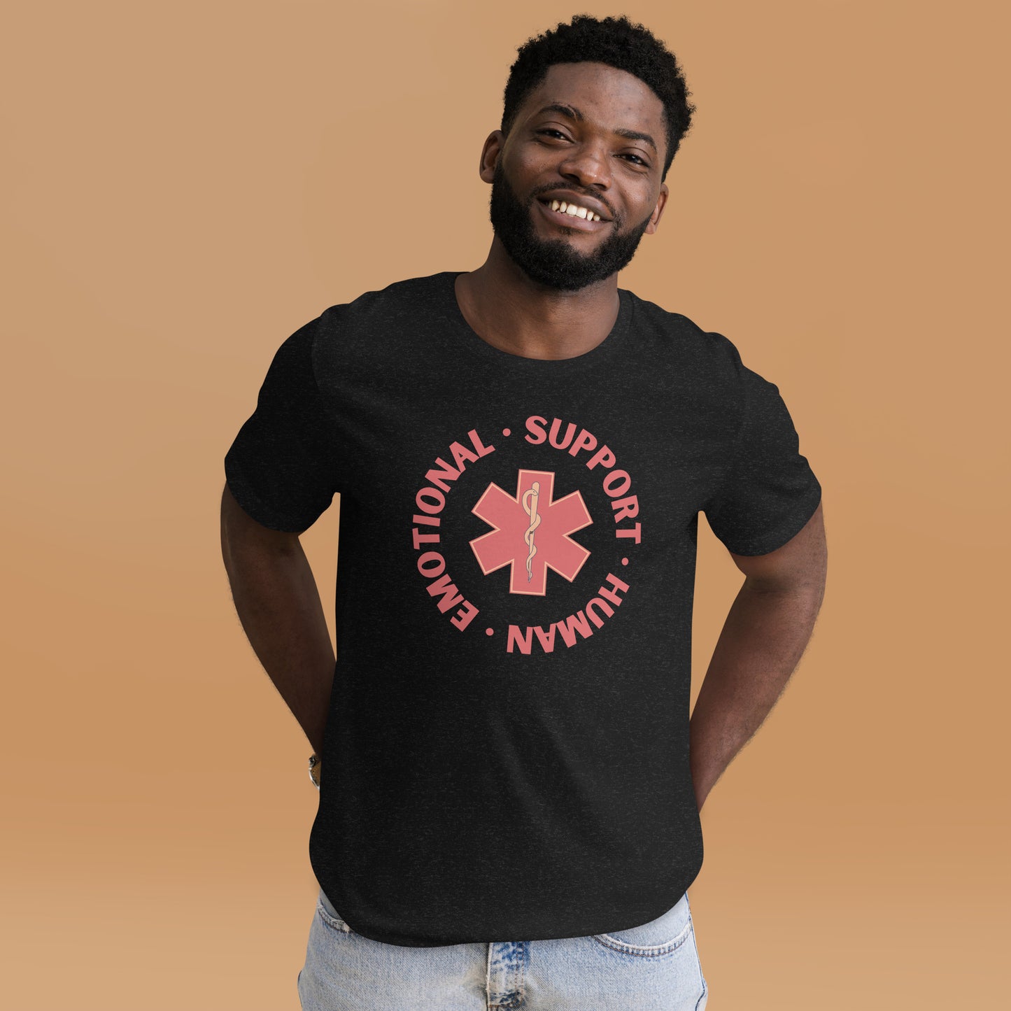 Emotional Support Human Unisex t-shirt