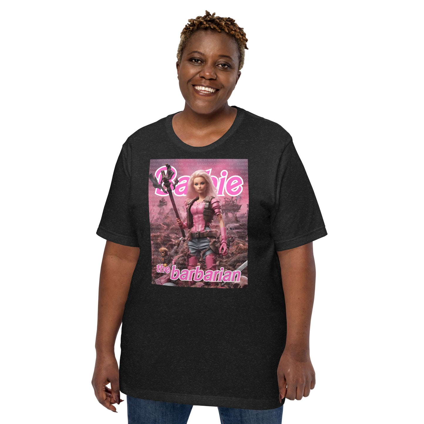 Barbie Barbarian Unisex t-shirt
