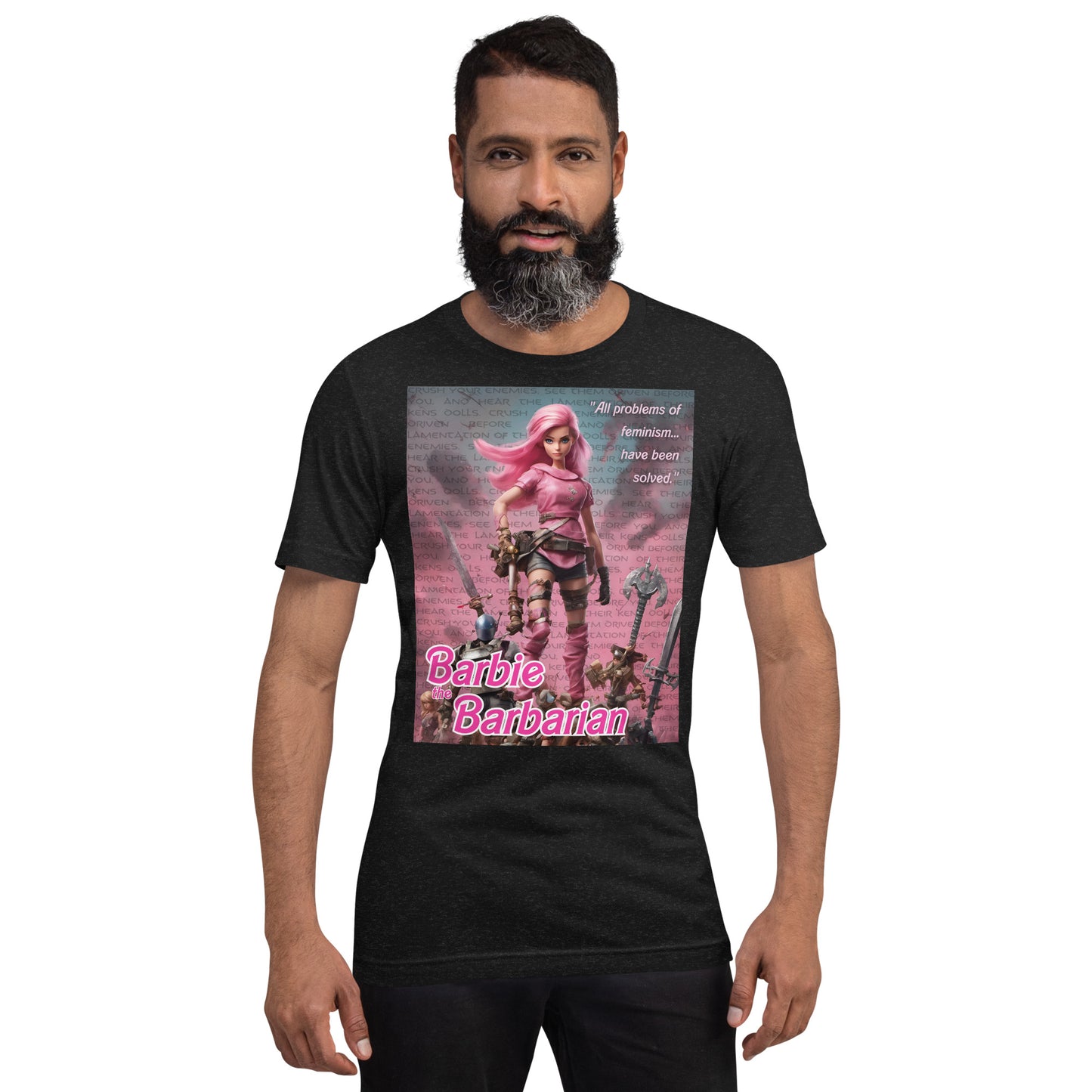 Barbie Barbarian Quote Unisex t-shirt