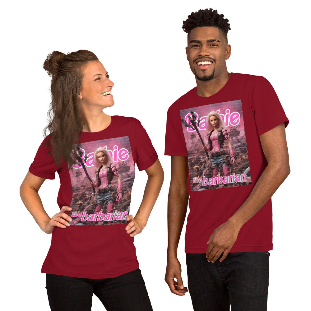 Barbie Barbarian Unisex t-shirt
