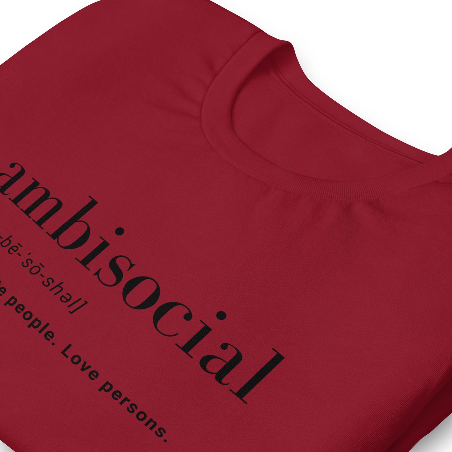 Ambisocial Unisex t-shirt