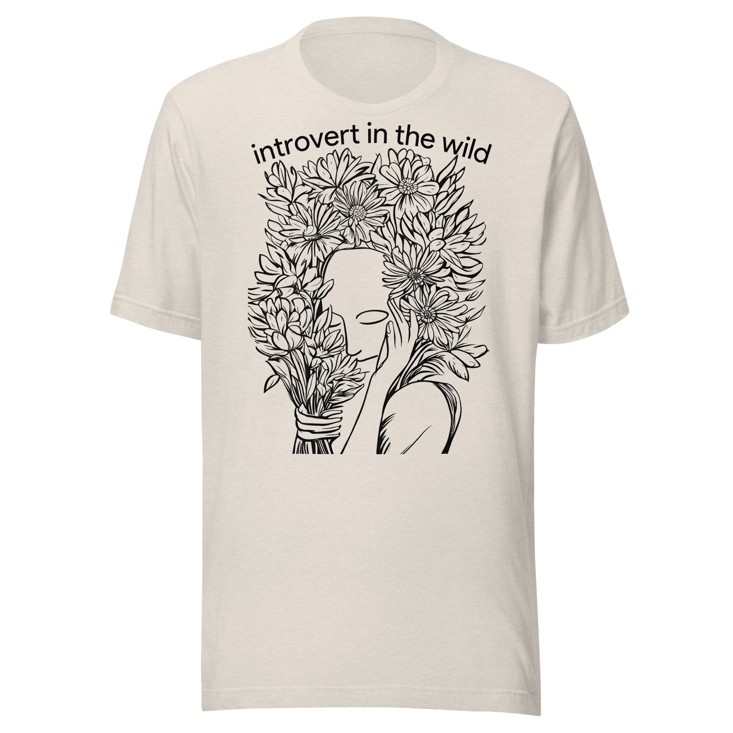 Introvert in the Wild Unisex t-shirt